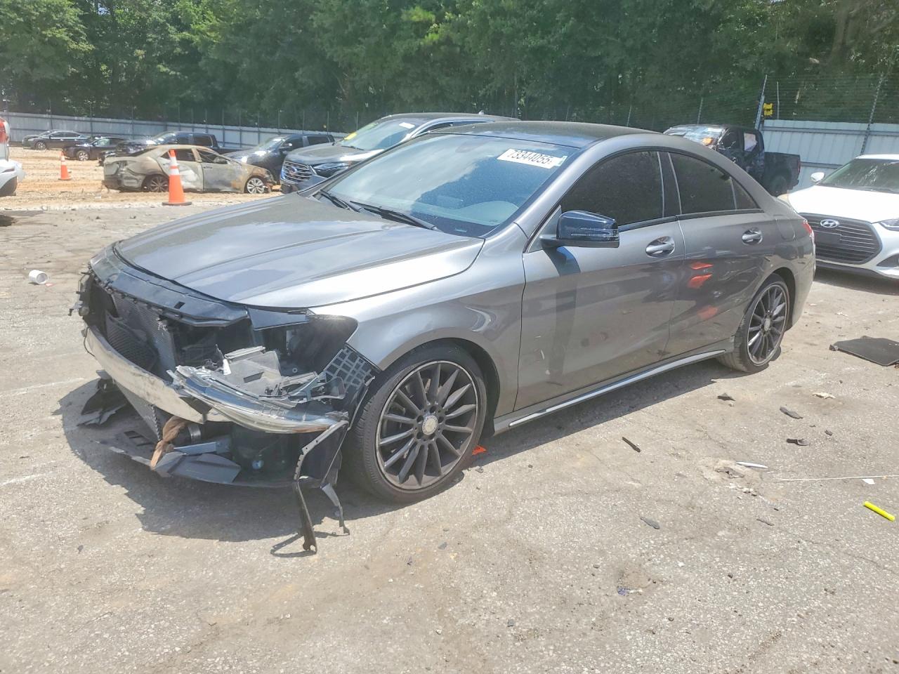 2014 Mercedes-benz Cla 250 Gray vin: WDDSJ4EB5EN028772