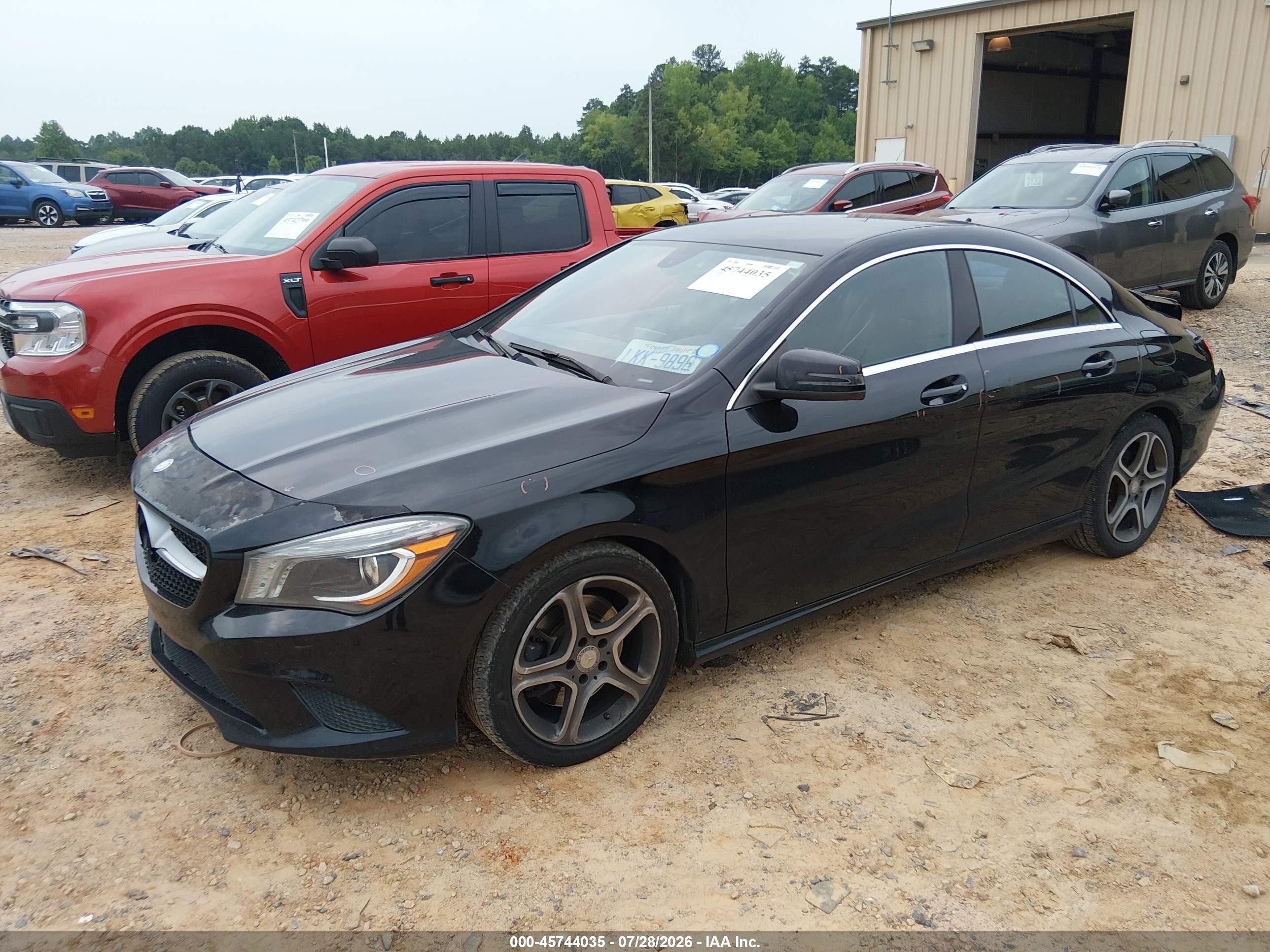 2014 Mercedes-benz Cla 250 Black vin: WDDSJ4EB5EN040226