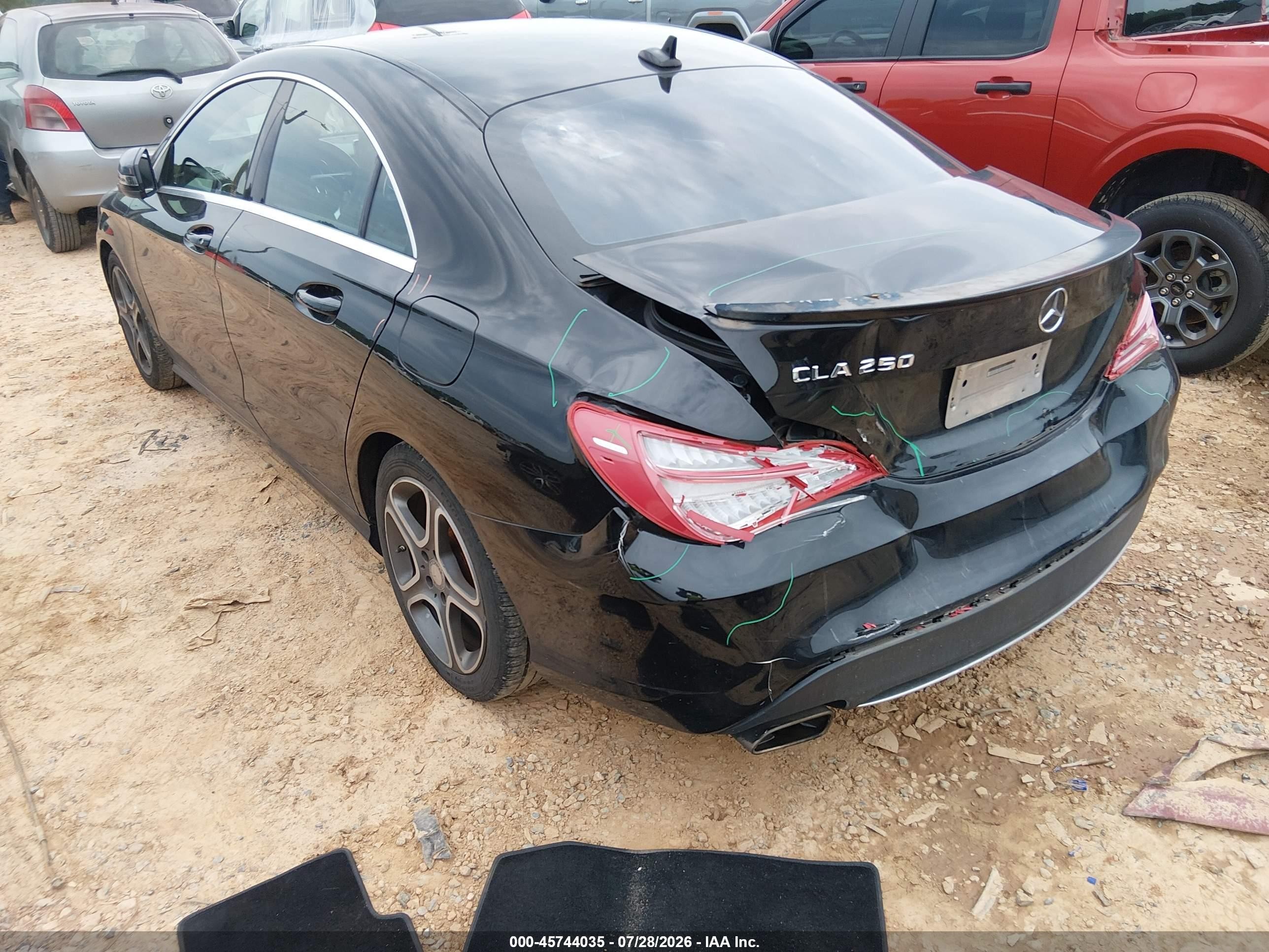 2014 Mercedes-benz Cla 250 Black vin: WDDSJ4EB5EN040226