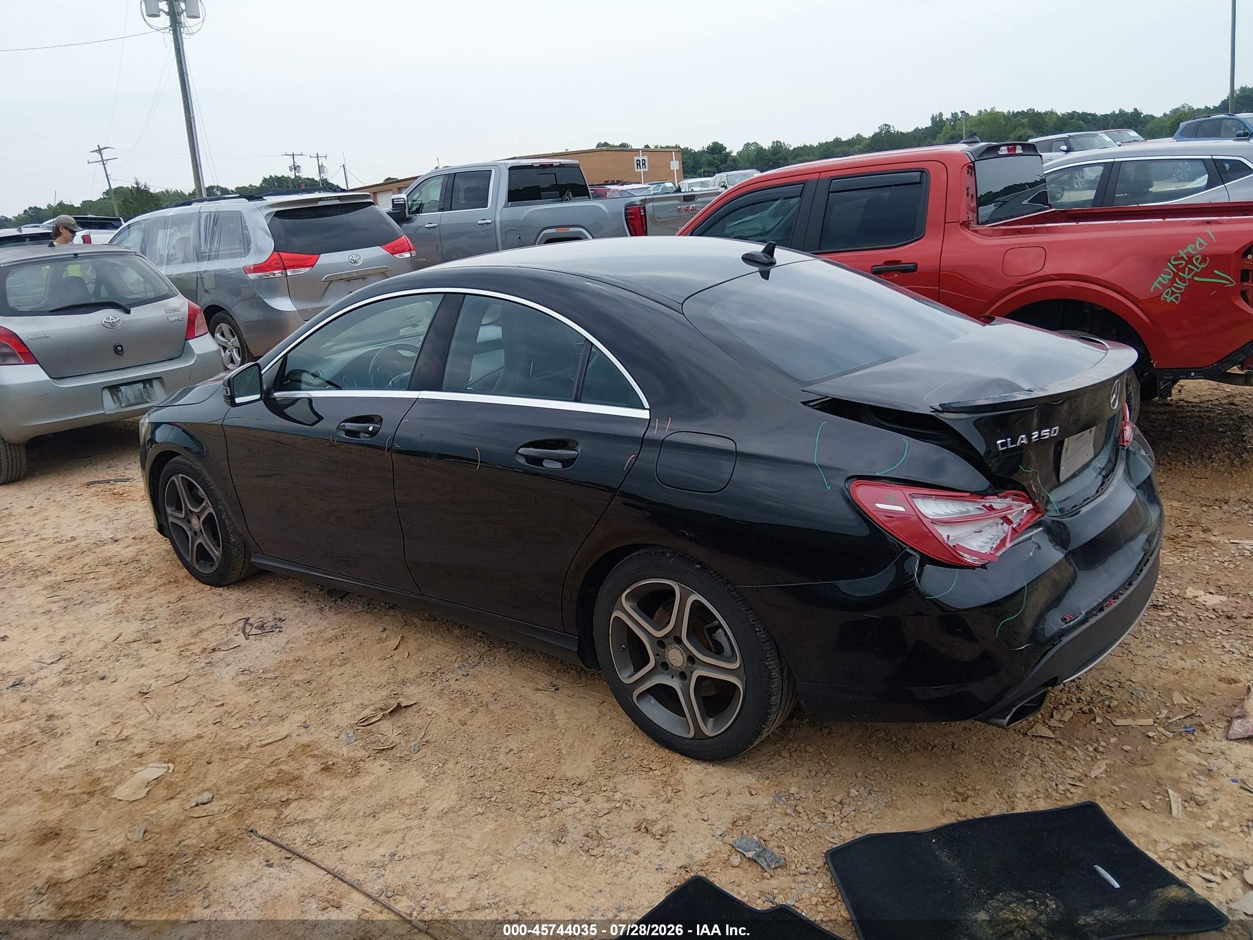 2014 Mercedes-benz Cla 250 Black vin: WDDSJ4EB5EN040226