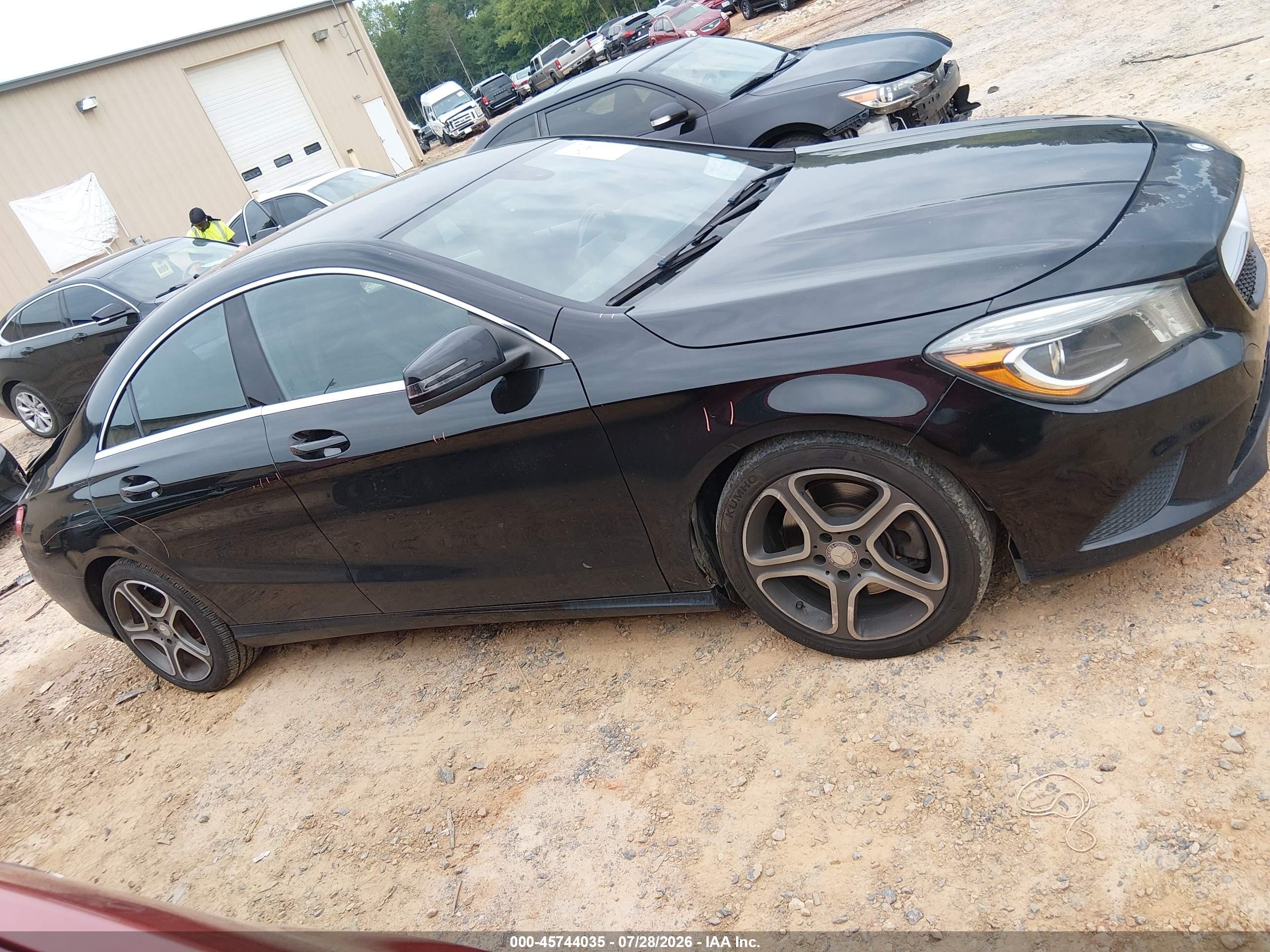 2014 Mercedes-benz Cla 250 Black vin: WDDSJ4EB5EN040226