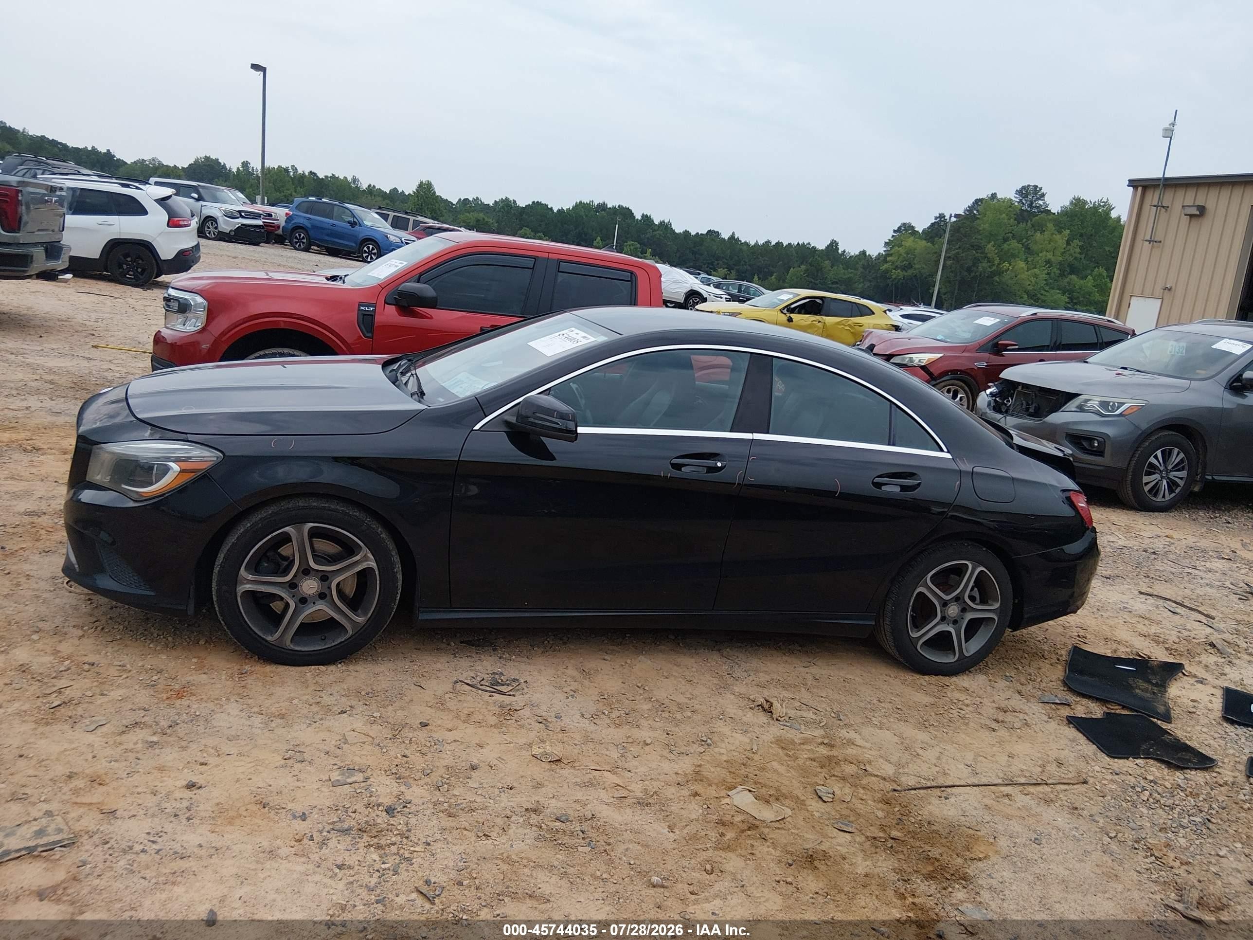 2014 Mercedes-benz Cla 250 Black vin: WDDSJ4EB5EN040226