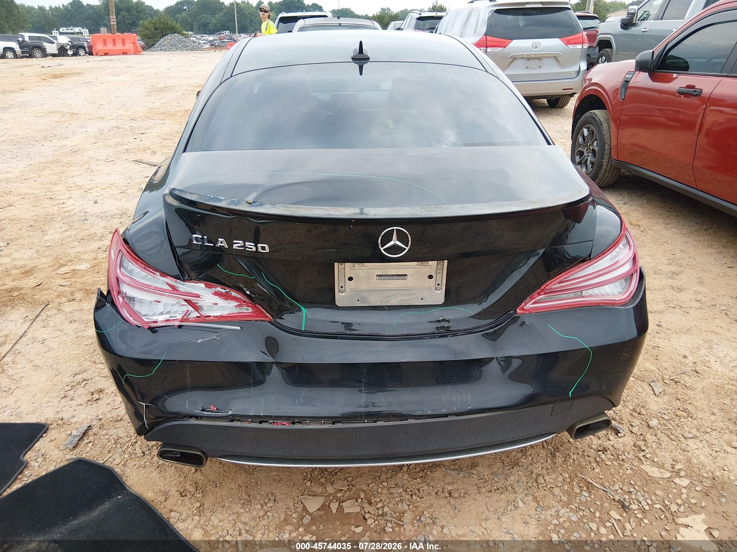 2014 Mercedes-benz Cla 250 Black vin: WDDSJ4EB5EN040226