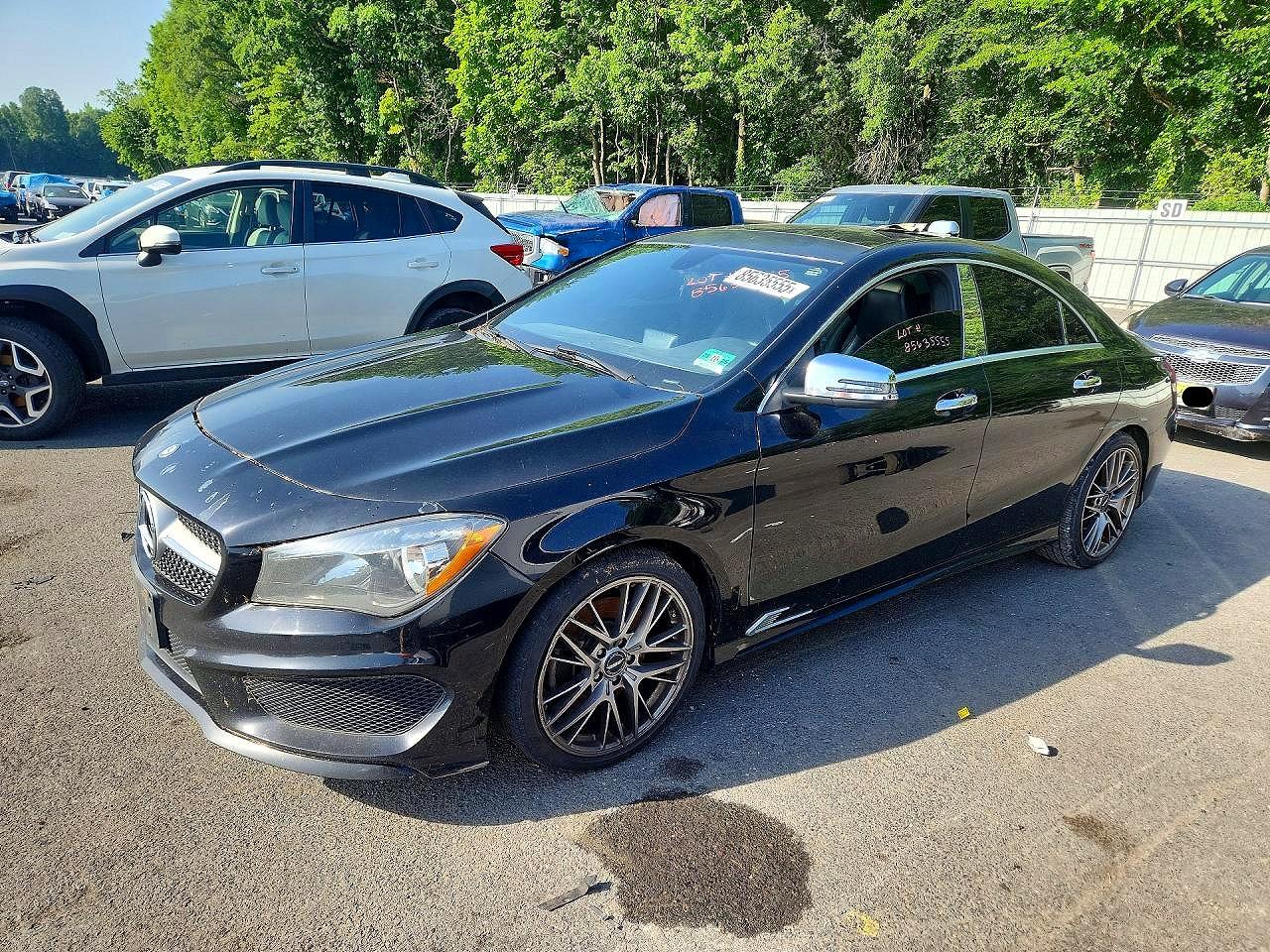 2014 Mercedes-benz Cla 250 Черный vin: WDDSJ4EB5EN044499