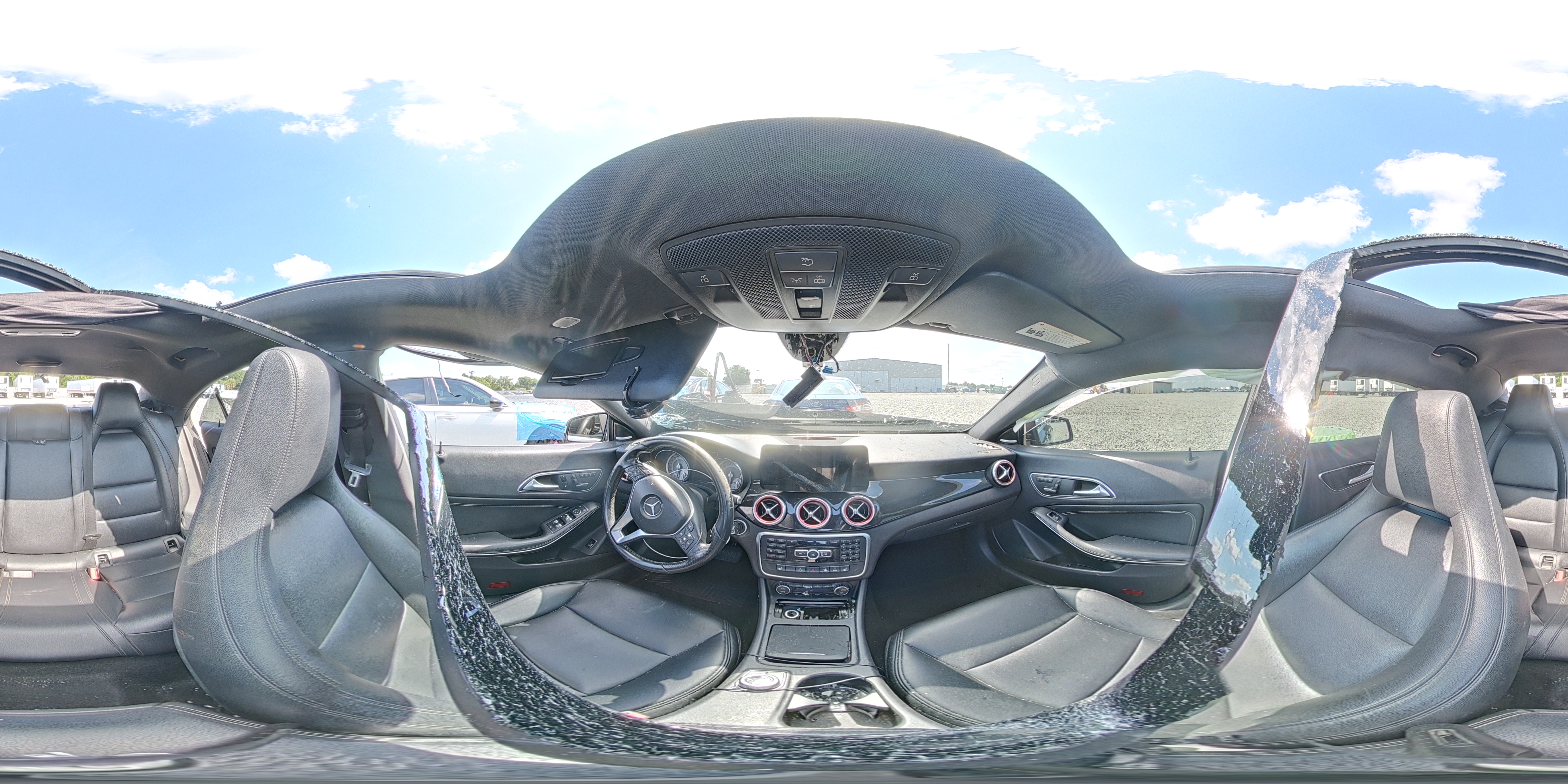 2014 Mercedes-benz Cla 250 Black vin: WDDSJ4EB5EN053672