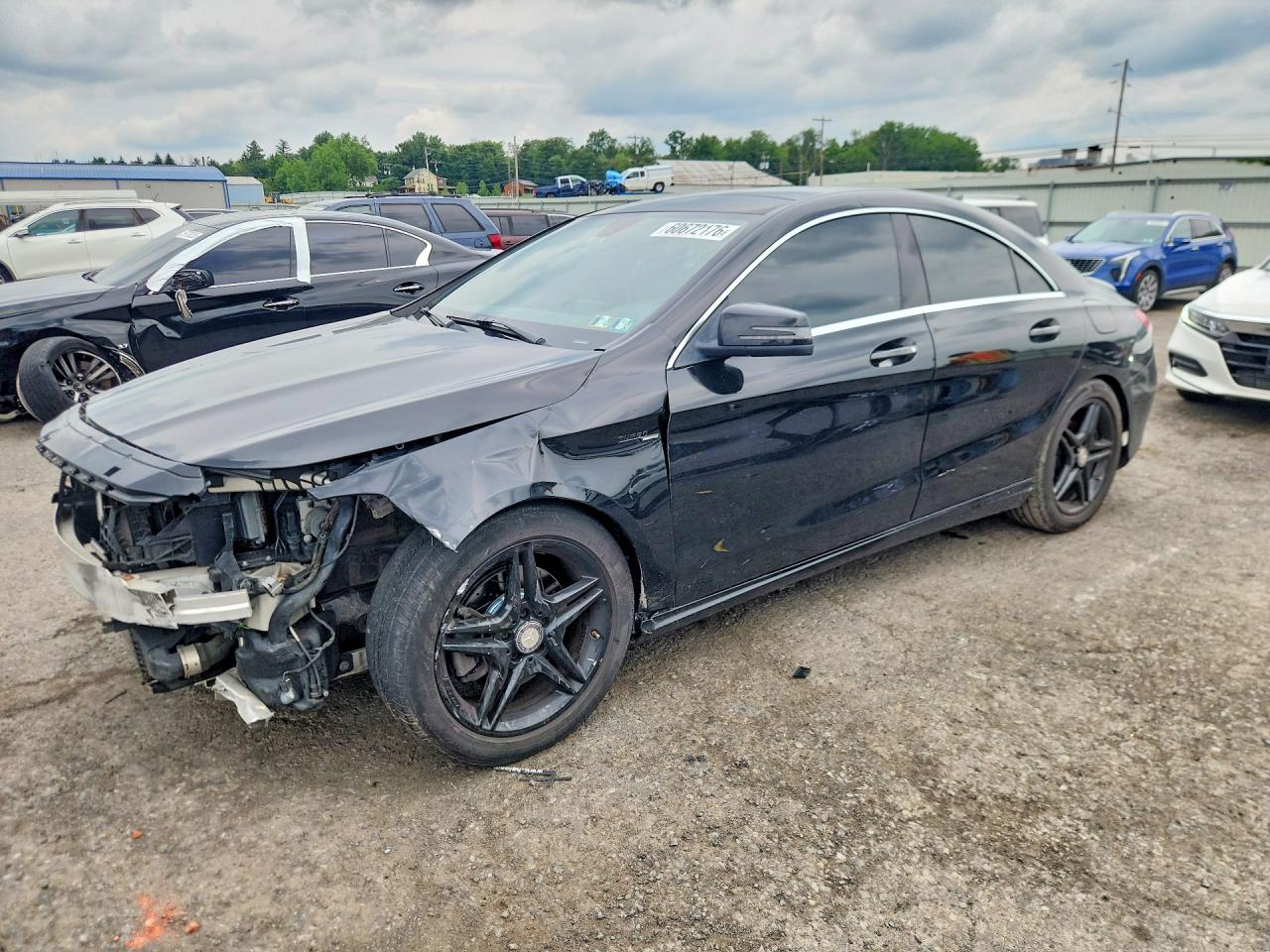 2014 Mercedes-benz Cla 250 Черный vin: WDDSJ4EB5EN068611