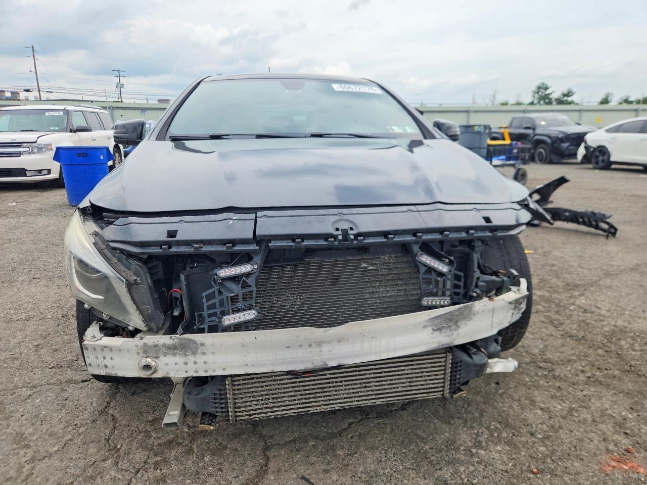2014 Mercedes-benz Cla 250 Черный vin: WDDSJ4EB5EN068611