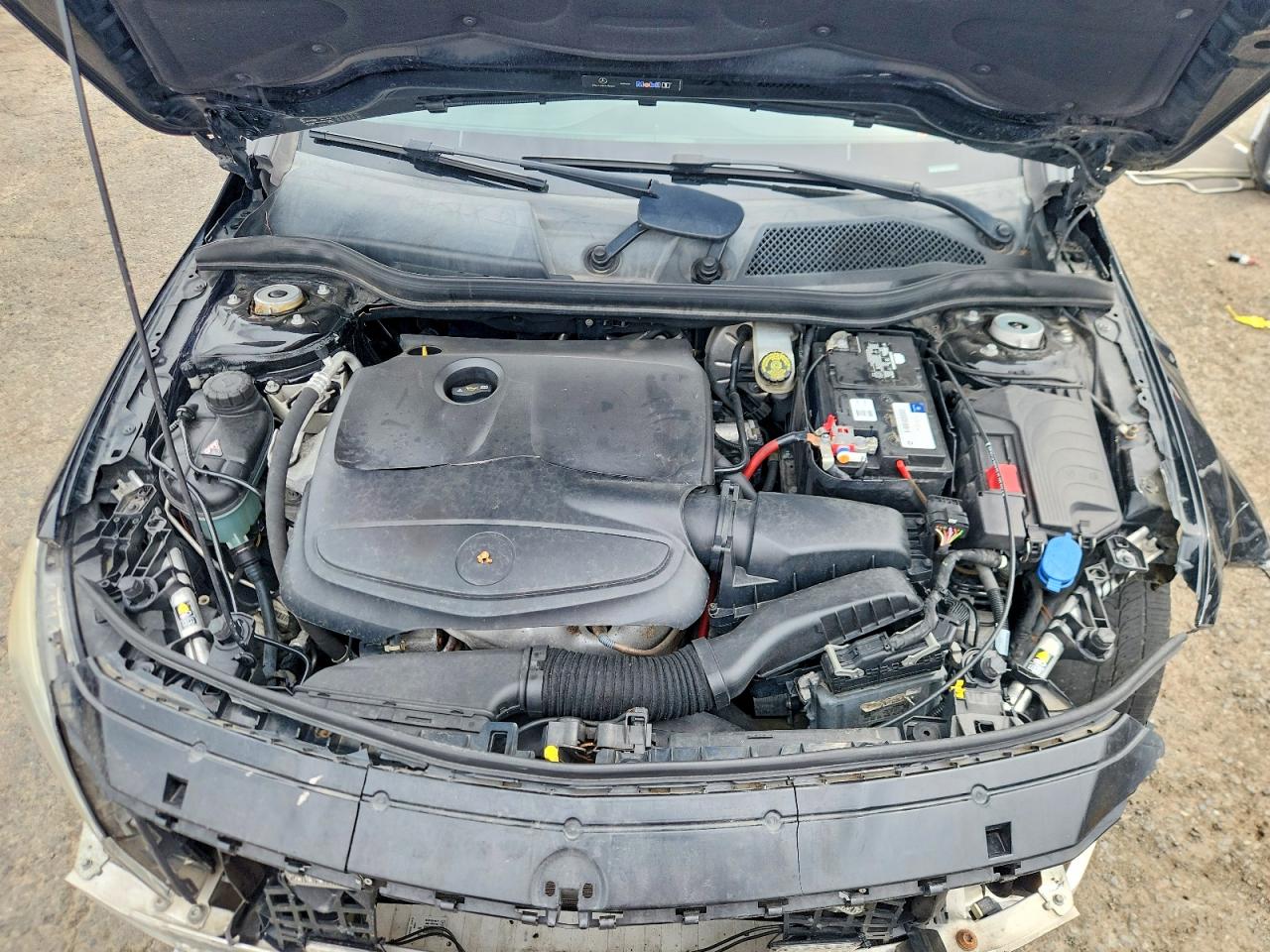 2014 Mercedes-benz Cla 250 Черный vin: WDDSJ4EB5EN068611