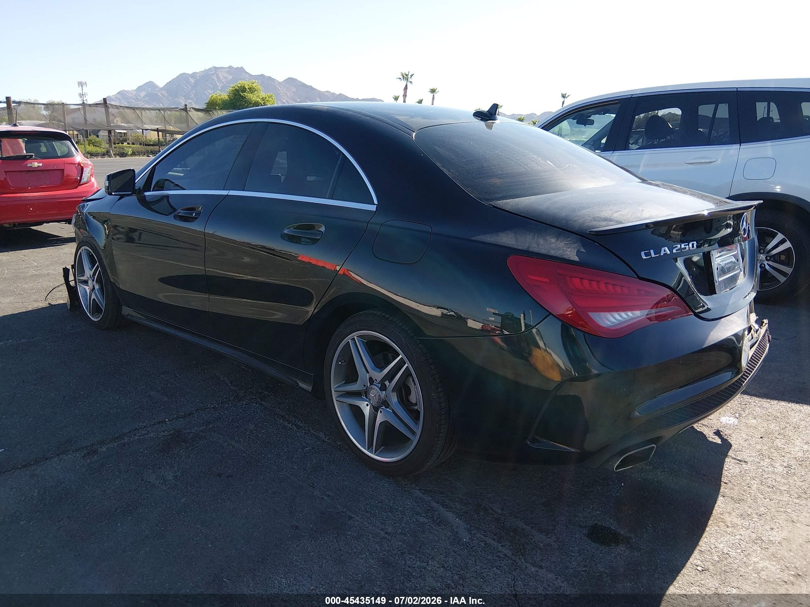 2014 Mercedes-benz Cla 250   Black vin: WDDSJ4EB5EN119993