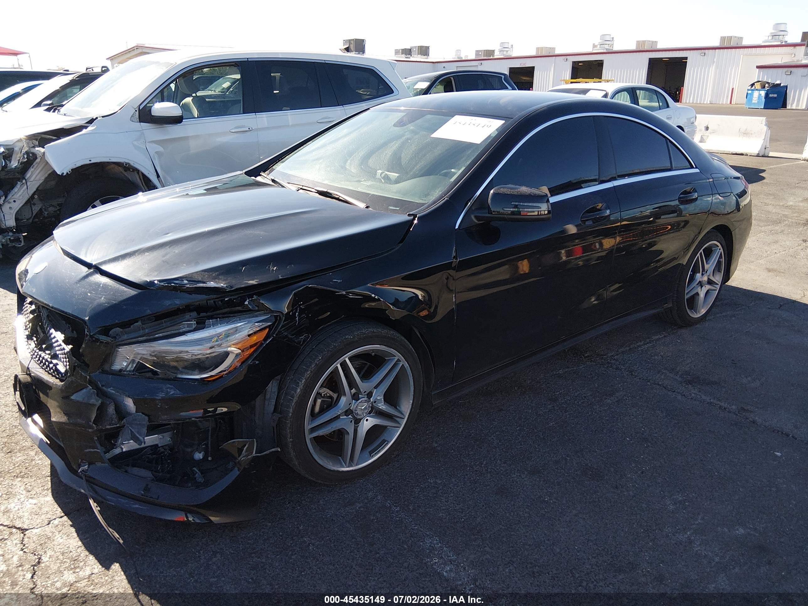 2014 Mercedes-benz Cla 250   Black vin: WDDSJ4EB5EN119993