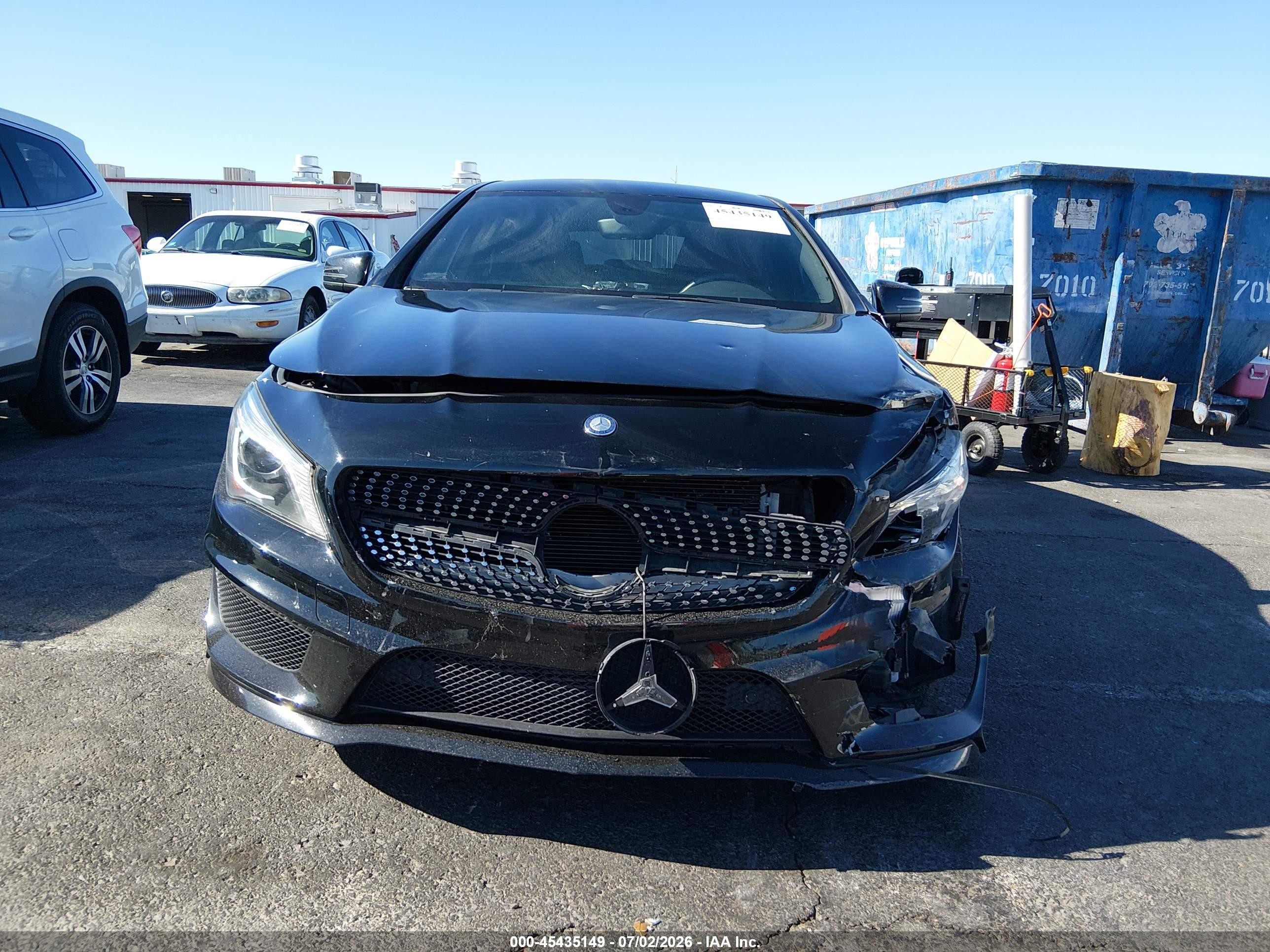 2014 Mercedes-benz Cla 250   Black vin: WDDSJ4EB5EN119993