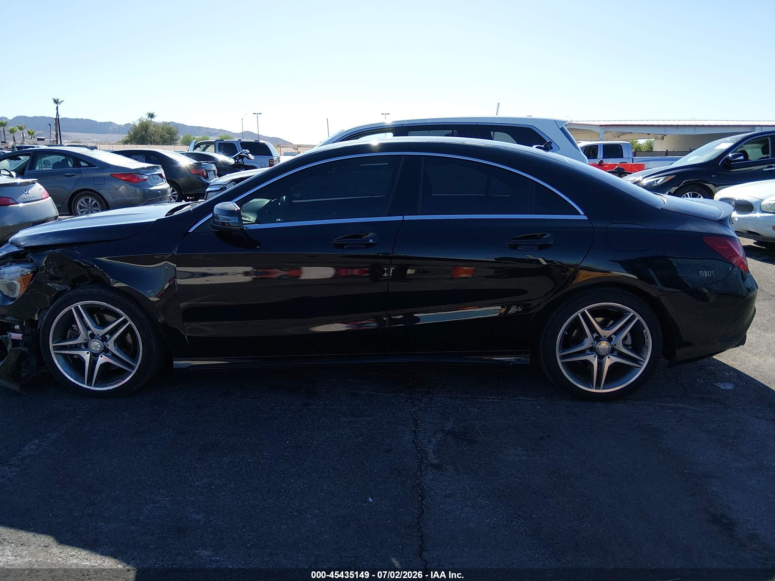 2014 Mercedes-benz Cla 250   Black vin: WDDSJ4EB5EN119993