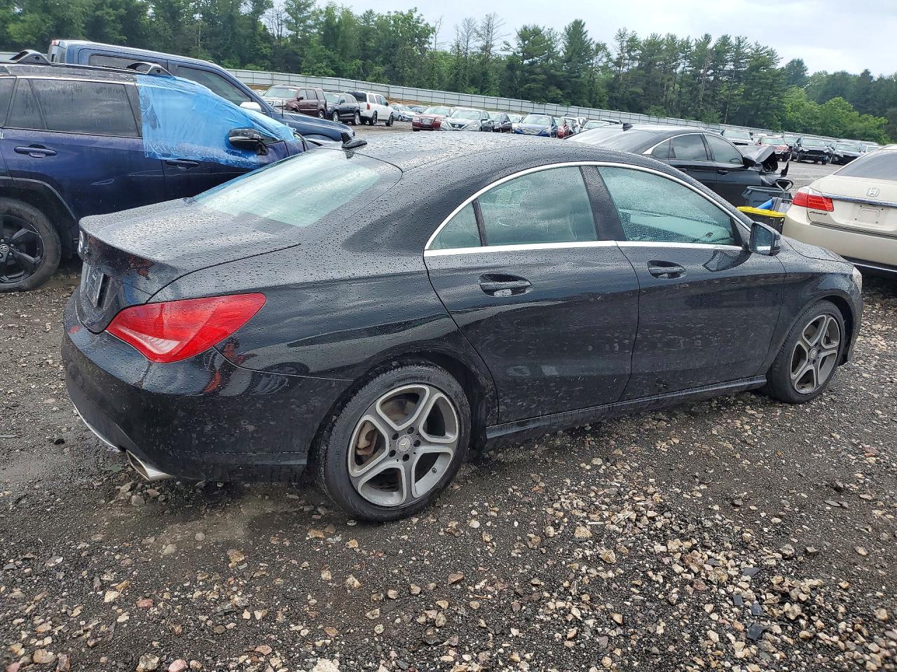 2014 Mercedes-benz Cla 250 Black vin: WDDSJ4EB5EN125695