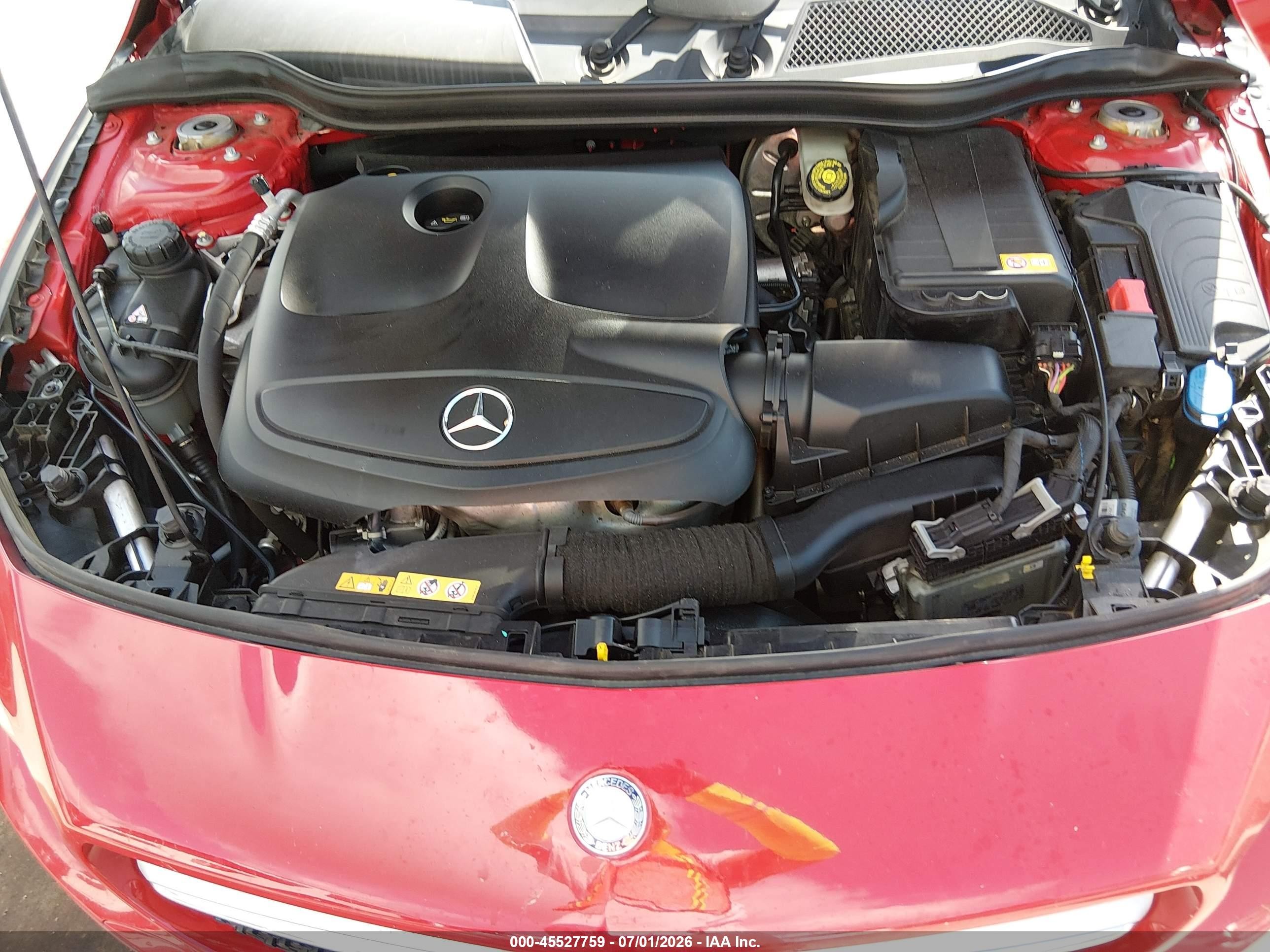 2014 Mercedes-benz Cla 250   Red vin: WDDSJ4EB5EN130279