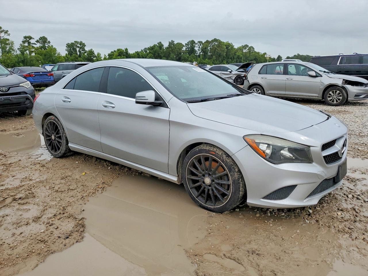 2014 Mercedes-benz Cla 250 Silver vin: WDDSJ4EB5EN152363