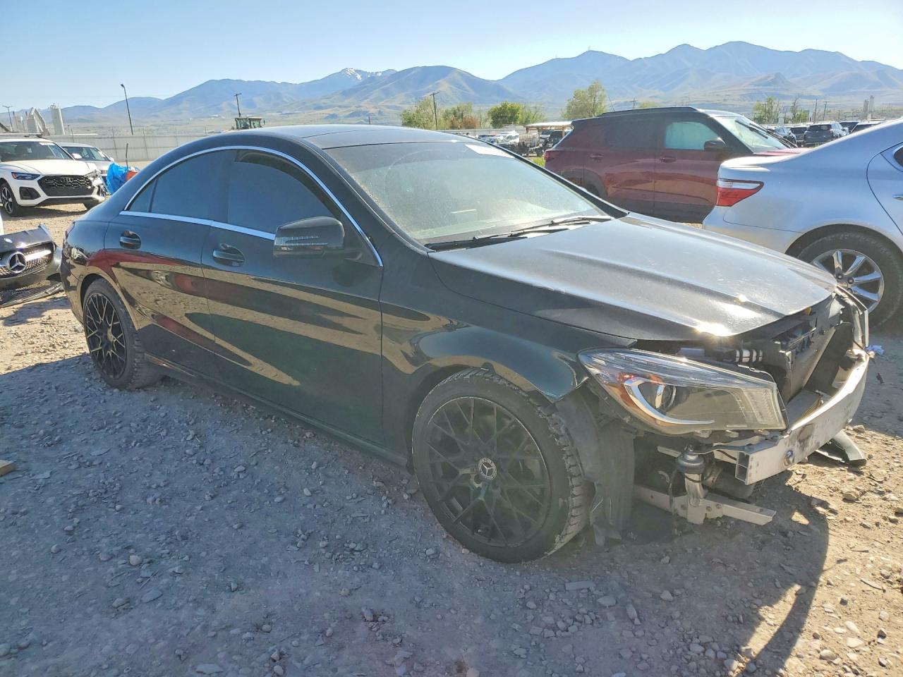 2014 Mercedes-benz Cla 250 Черный vin: WDDSJ4EB5EN160205