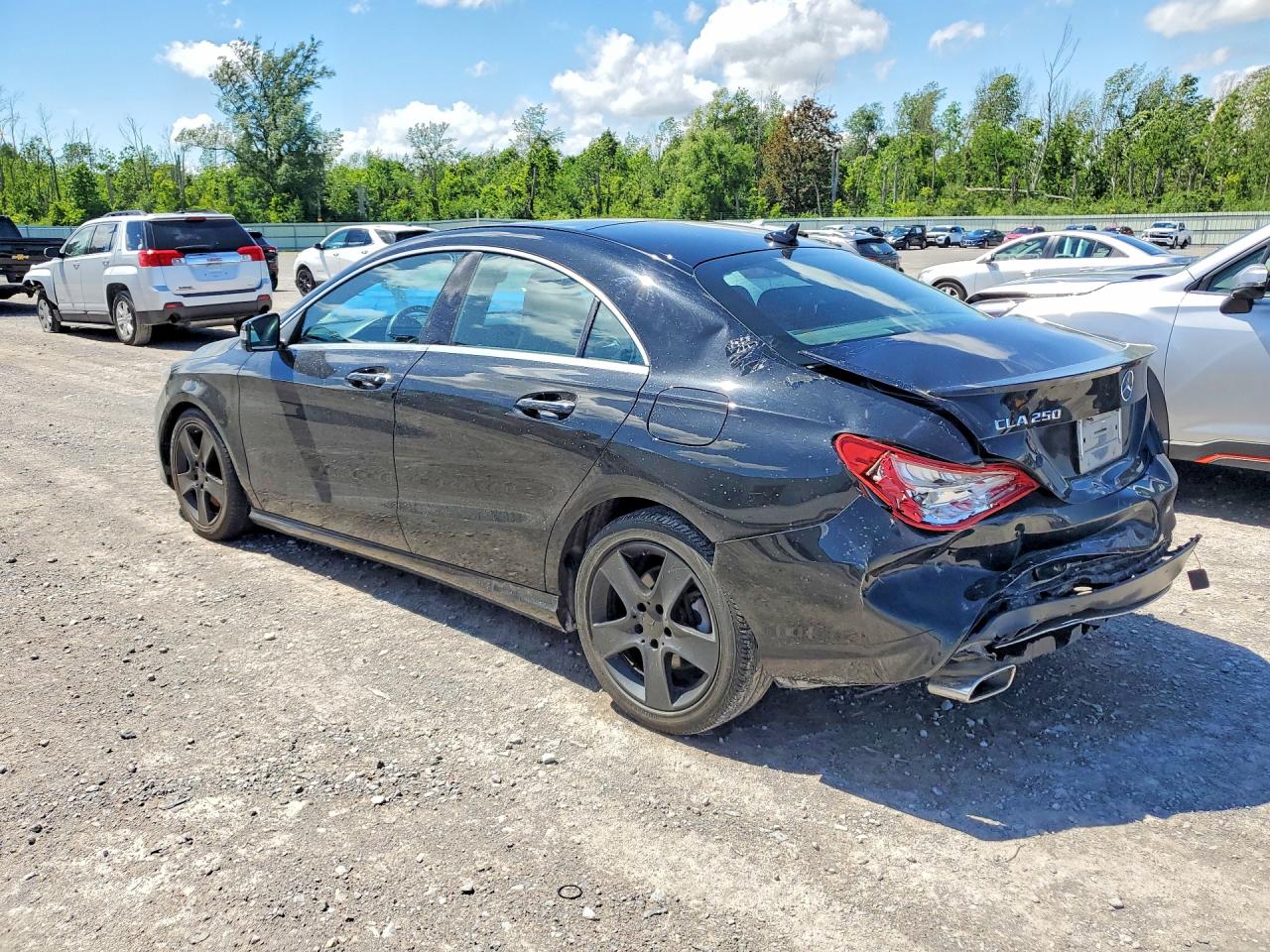 2015 Mercedes-benz Cla 250 Черный vin: WDDSJ4EB5FN163607