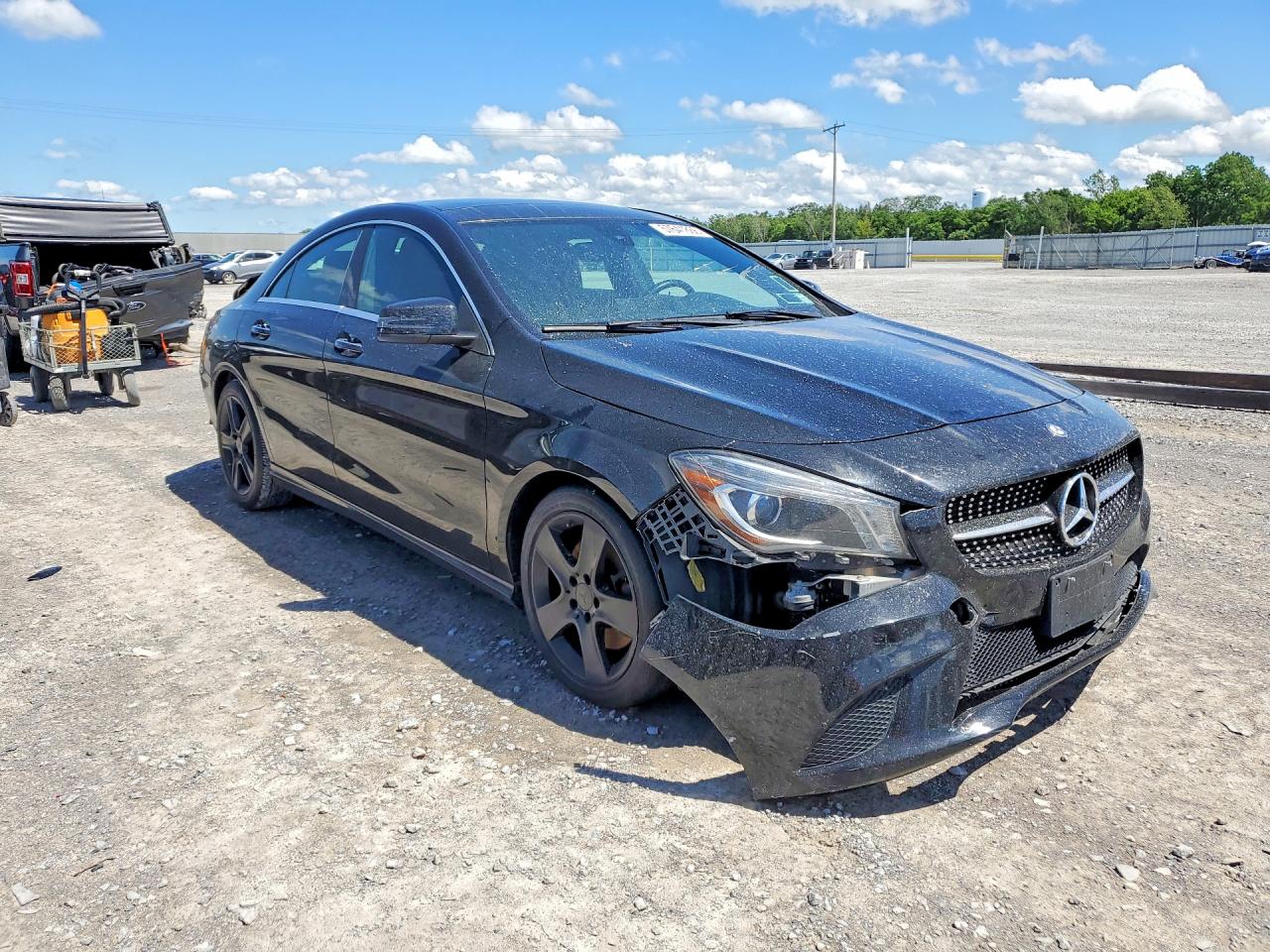 2015 Mercedes-benz Cla 250 Черный vin: WDDSJ4EB5FN163607