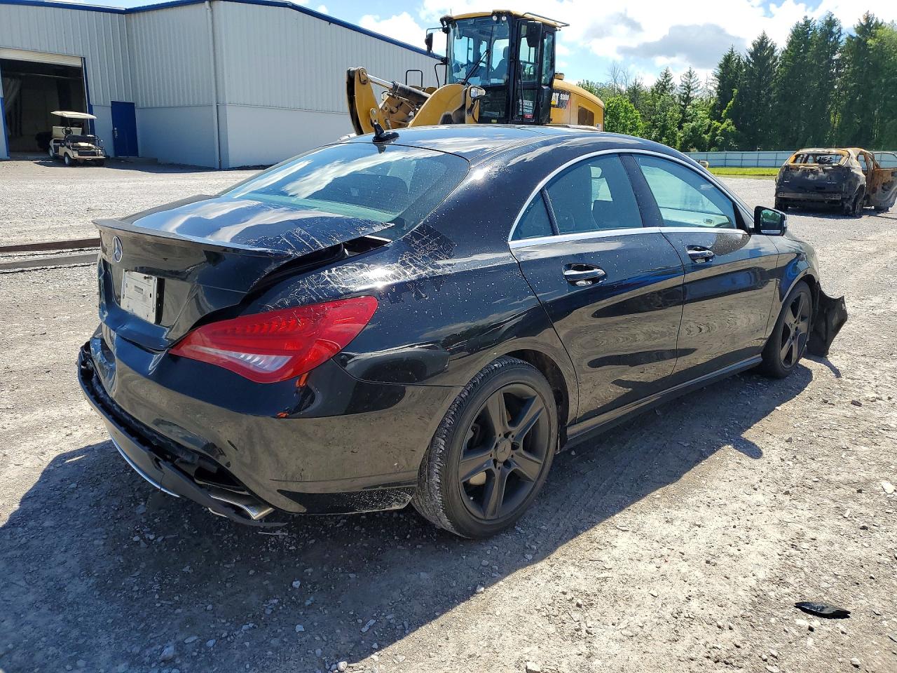 2015 Mercedes-benz Cla 250 Черный vin: WDDSJ4EB5FN163607