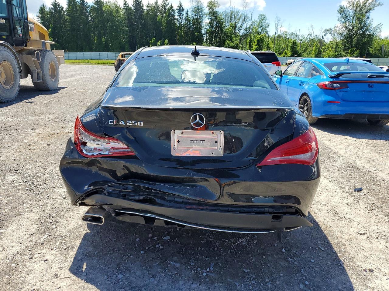 2015 Mercedes-benz Cla 250 Черный vin: WDDSJ4EB5FN163607