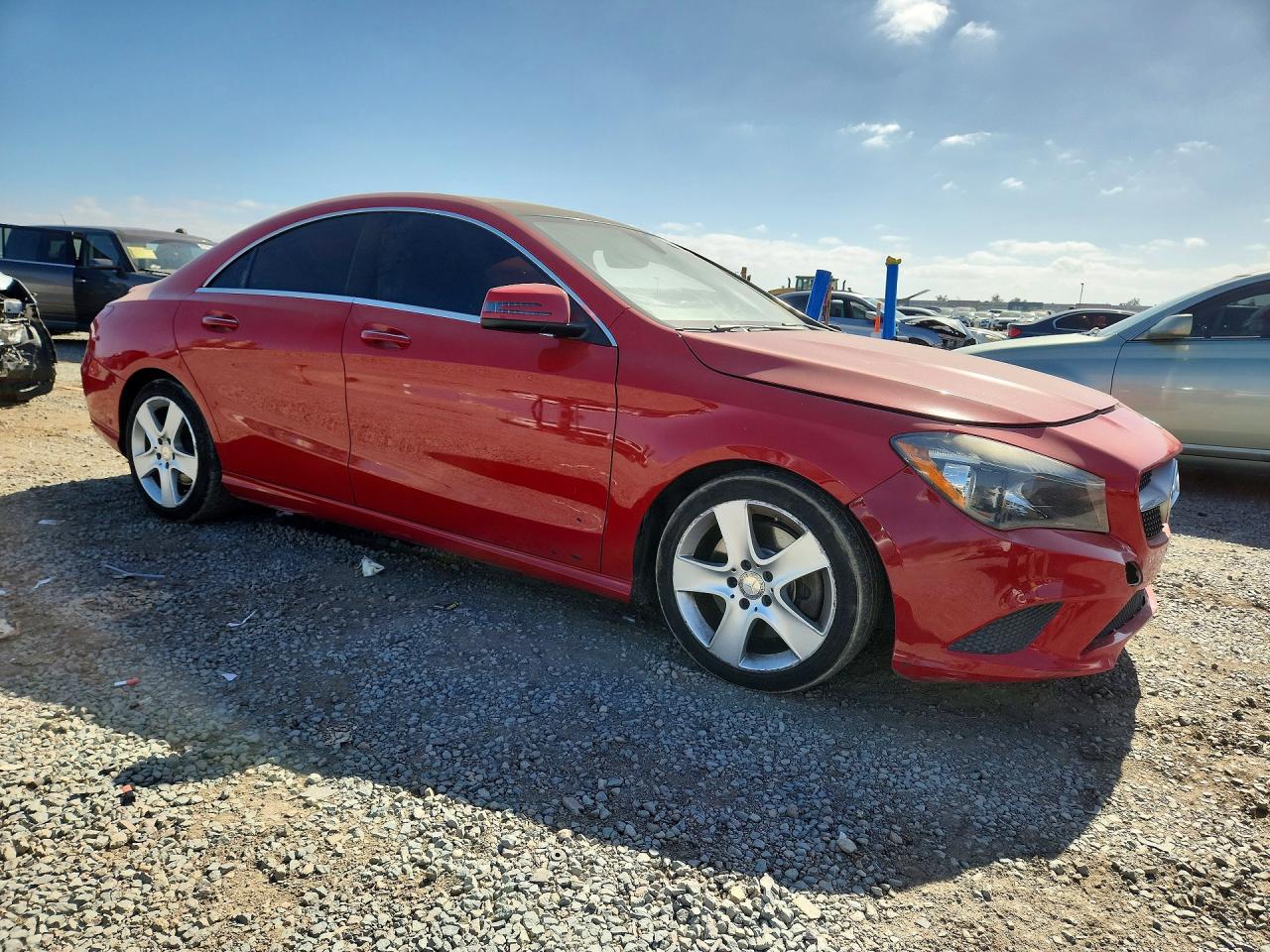 2015 Mercedes-benz Cla 250 Red vin: WDDSJ4EB5FN172646