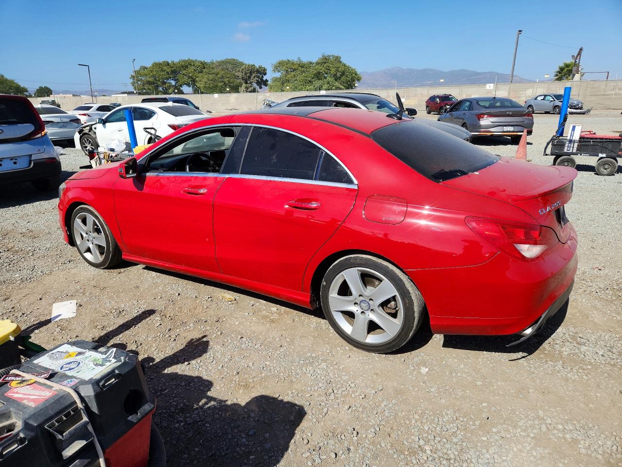 2015 Mercedes-benz Cla 250 Red vin: WDDSJ4EB5FN172646