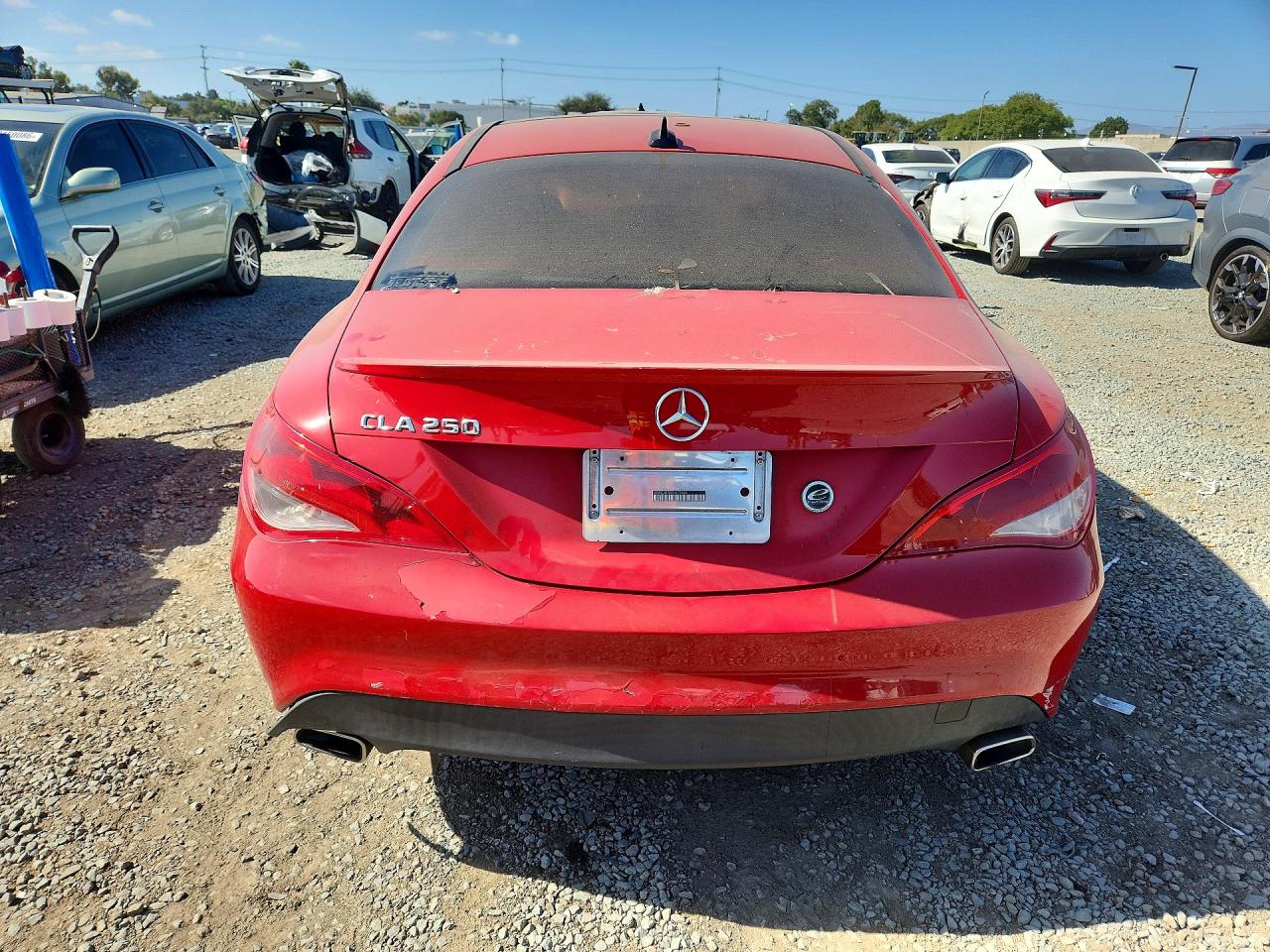 2015 Mercedes-benz Cla 250 Red vin: WDDSJ4EB5FN172646