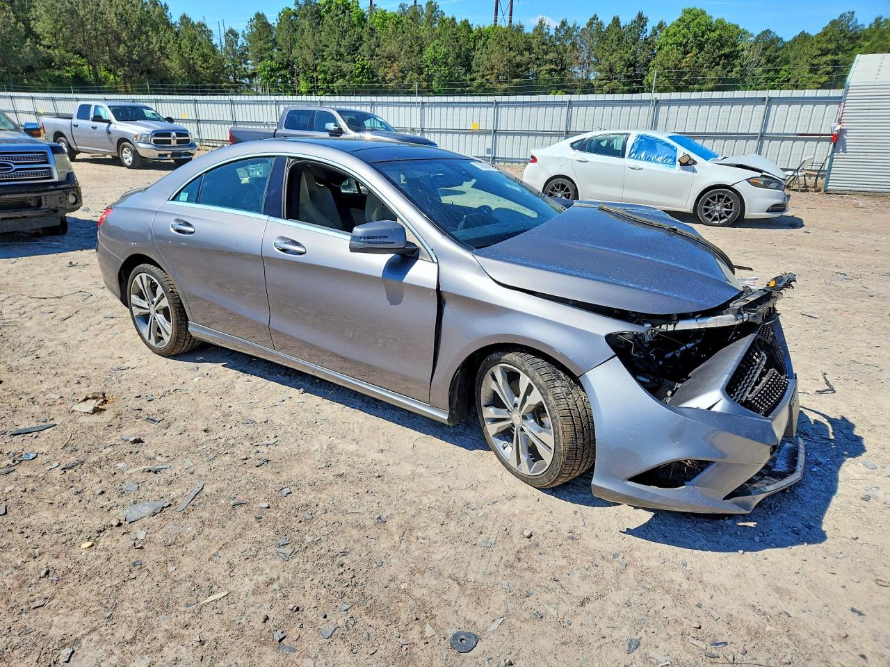 2015 Mercedes-benz Cla 250 Gray vin: WDDSJ4EB5FN181038