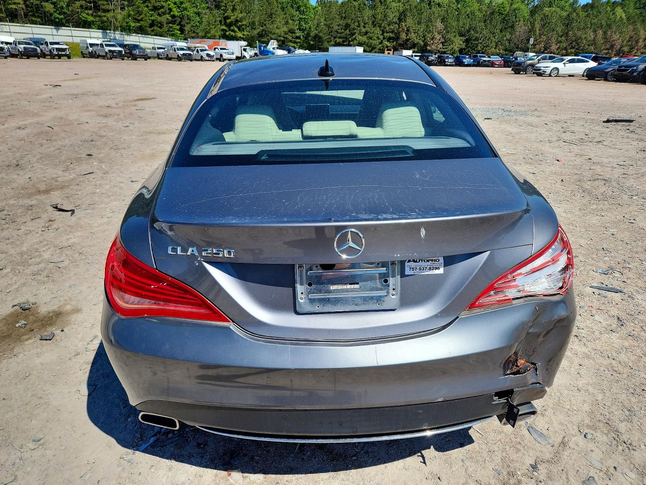 2015 Mercedes-benz Cla 250 Gray vin: WDDSJ4EB5FN181038
