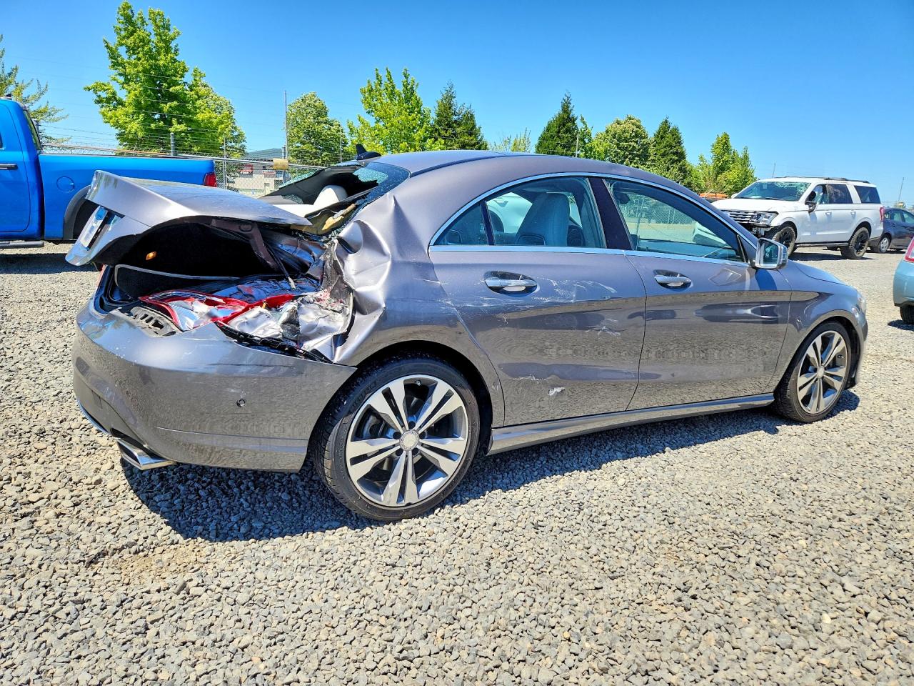 2015 Mercedes-benz Cla 250 Gray vin: WDDSJ4EB5FN197112