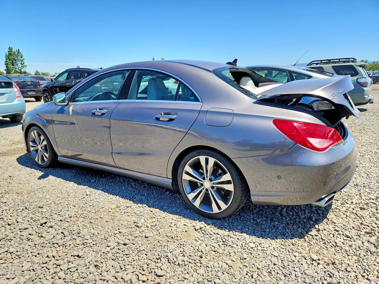 2015 Mercedes-benz Cla 250 Gray vin: WDDSJ4EB5FN197112