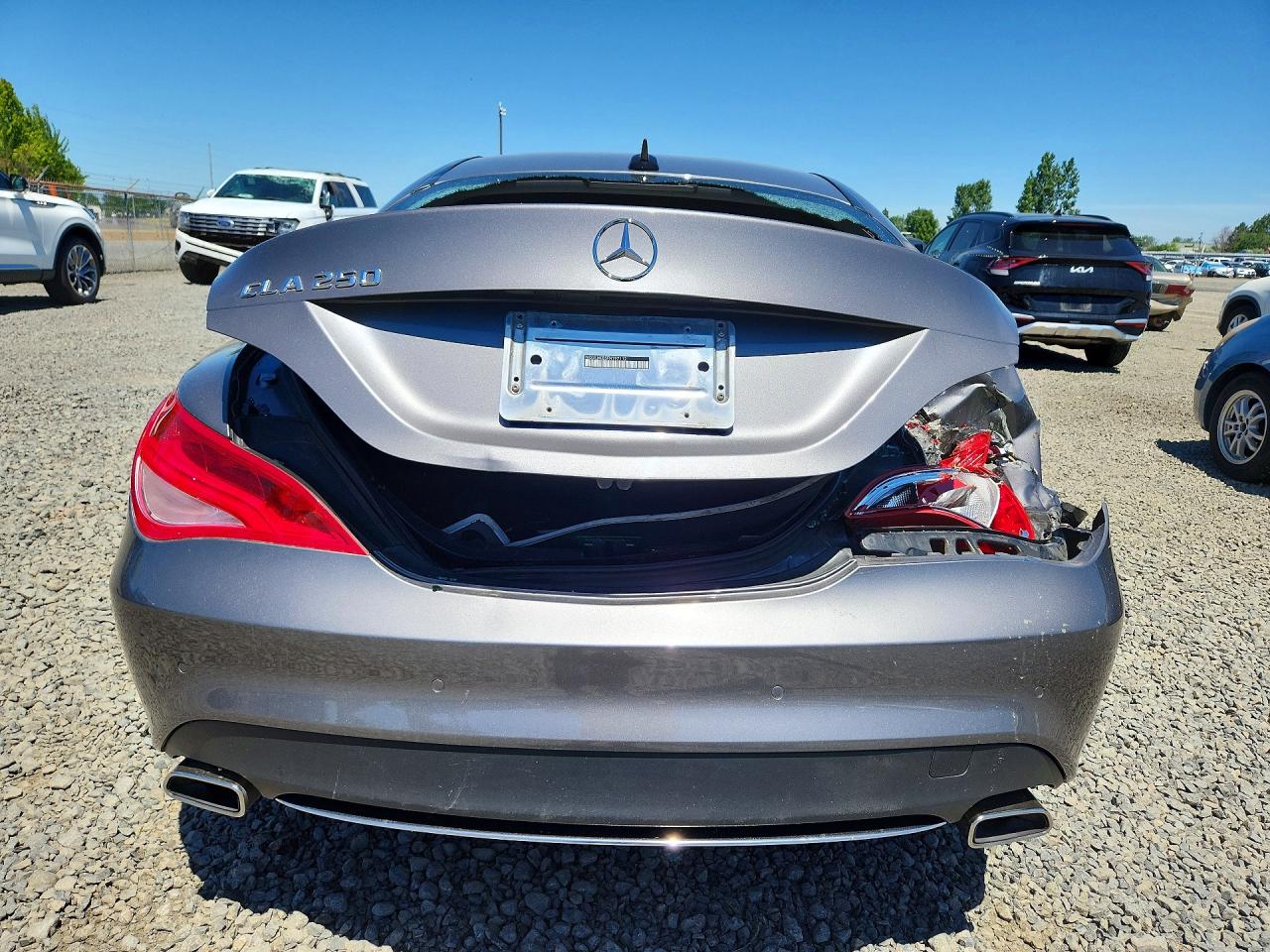 2015 Mercedes-benz Cla 250 Gray vin: WDDSJ4EB5FN197112