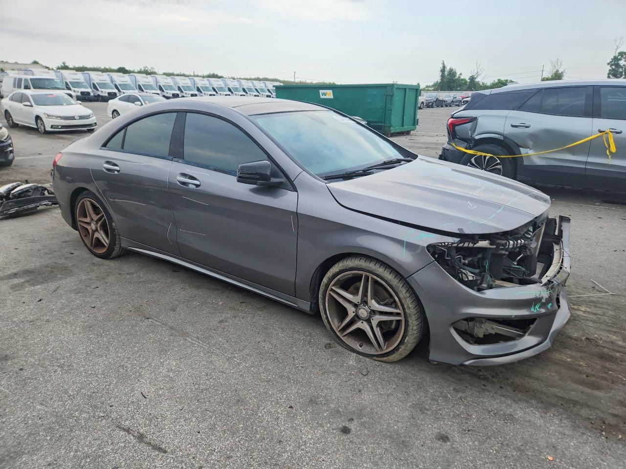 2015 Mercedes-benz Cla 250 Gray vin: WDDSJ4EB5FN262220