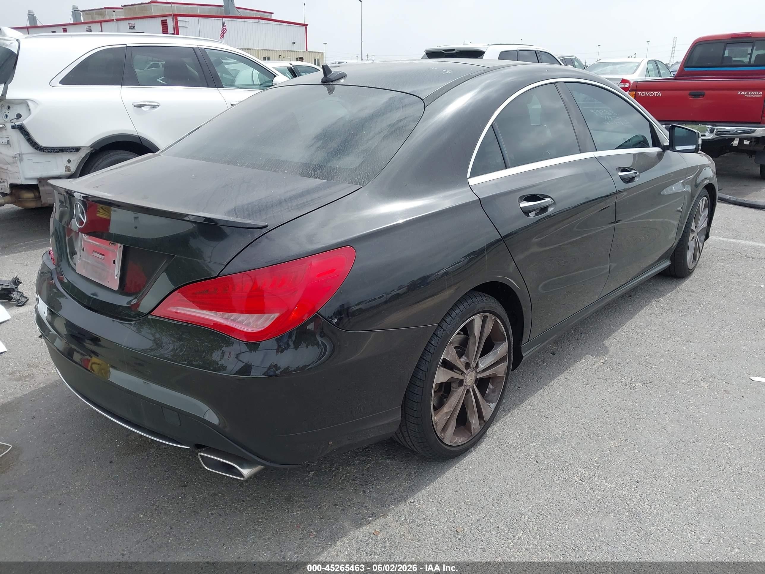 2015 Mercedes-benz Cla 250 Black vin: WDDSJ4EB5FN277851