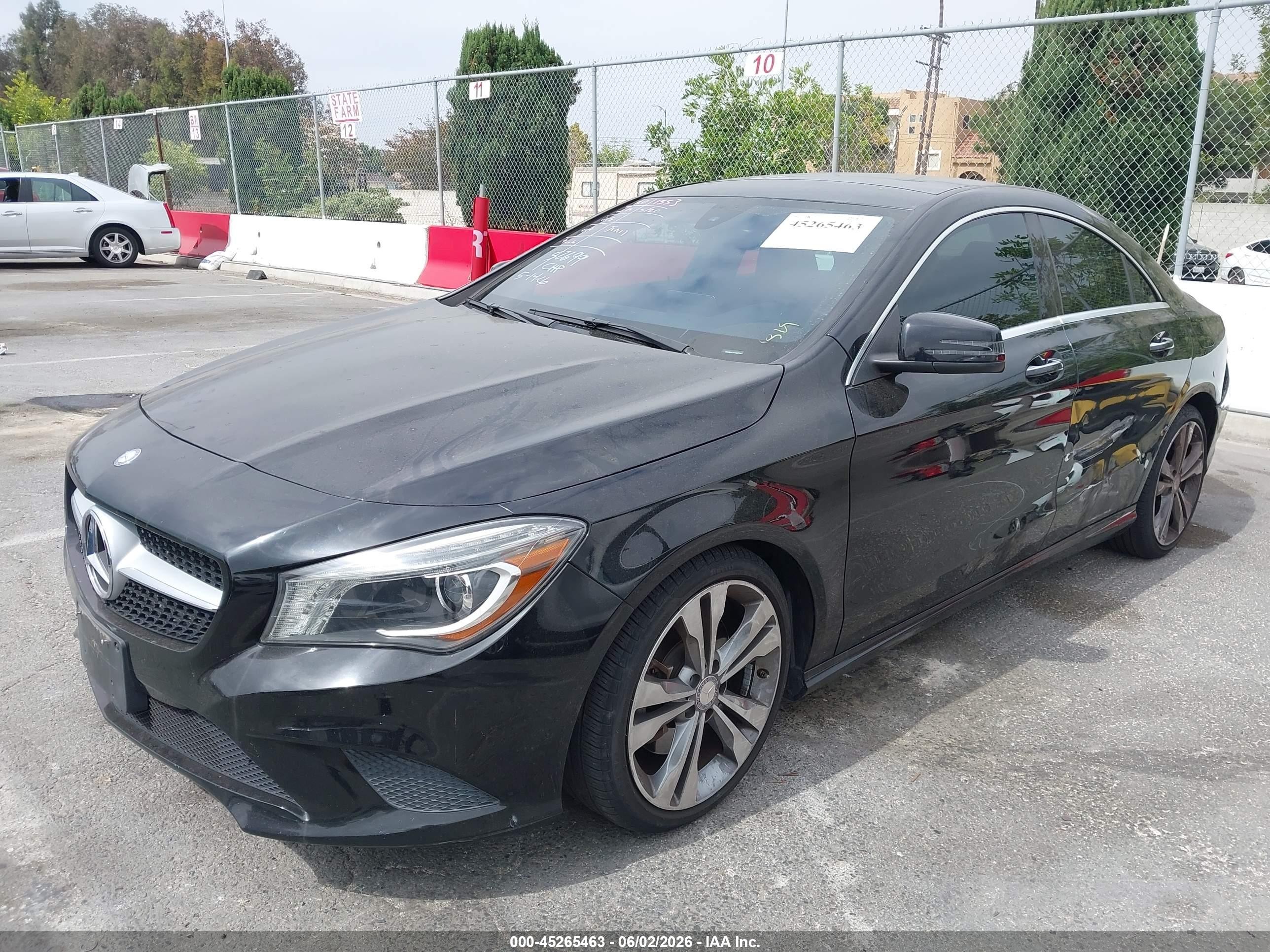 2015 Mercedes-benz Cla 250 Black vin: WDDSJ4EB5FN277851