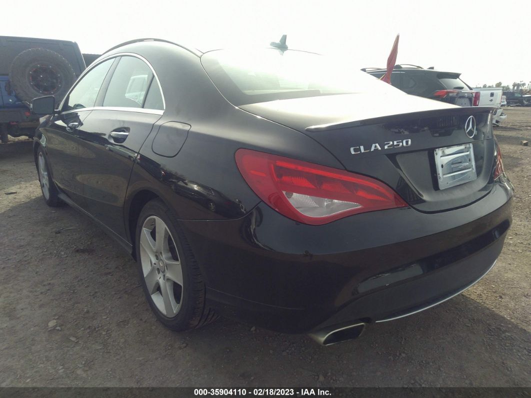 2016 Mercedes-benz Cla Cla 250 Black vin: WDDSJ4EB5GN342392