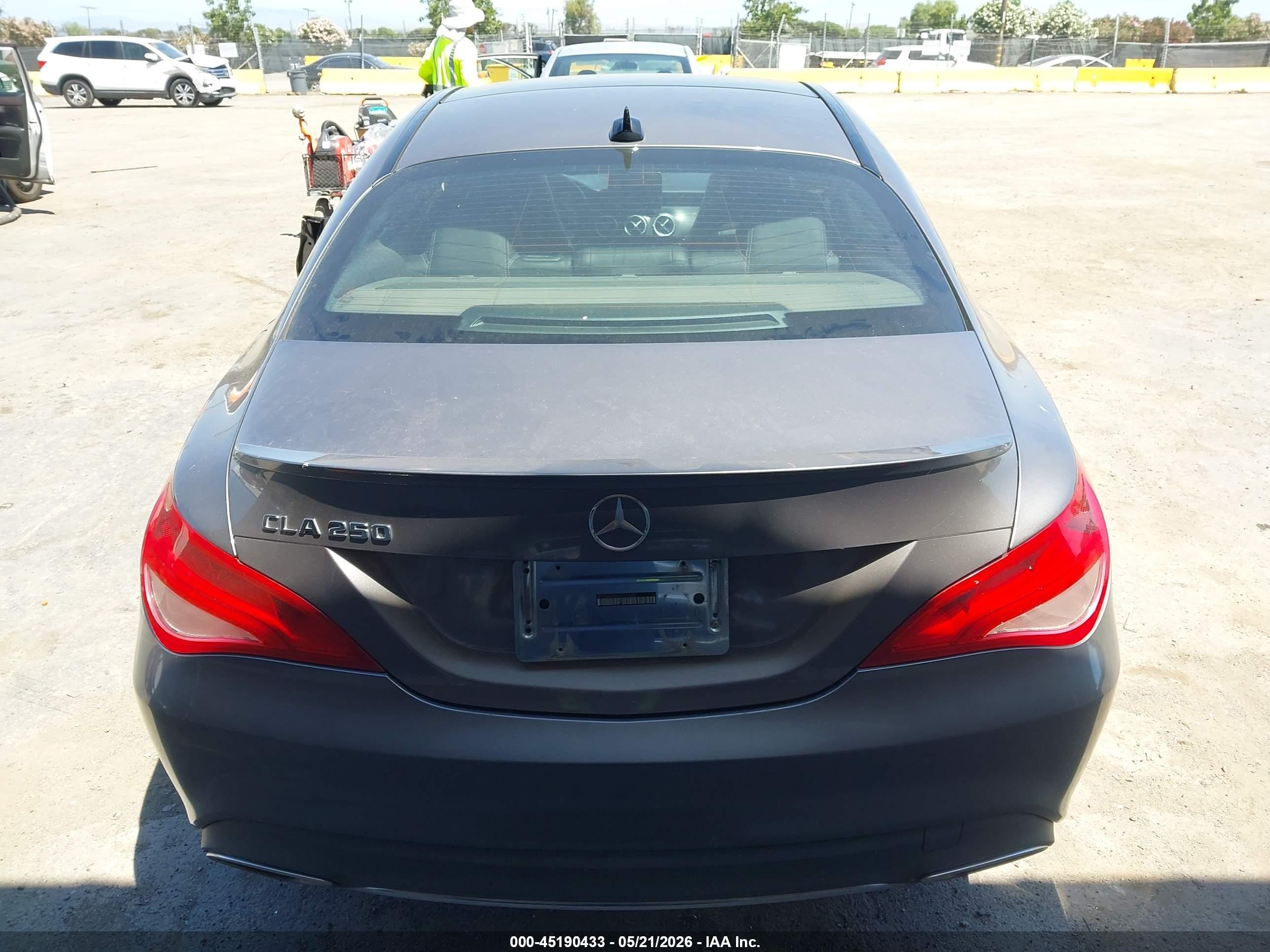 2019 Mercedes-benz Cla 250   Gray vin: WDDSJ4EB5KN716430