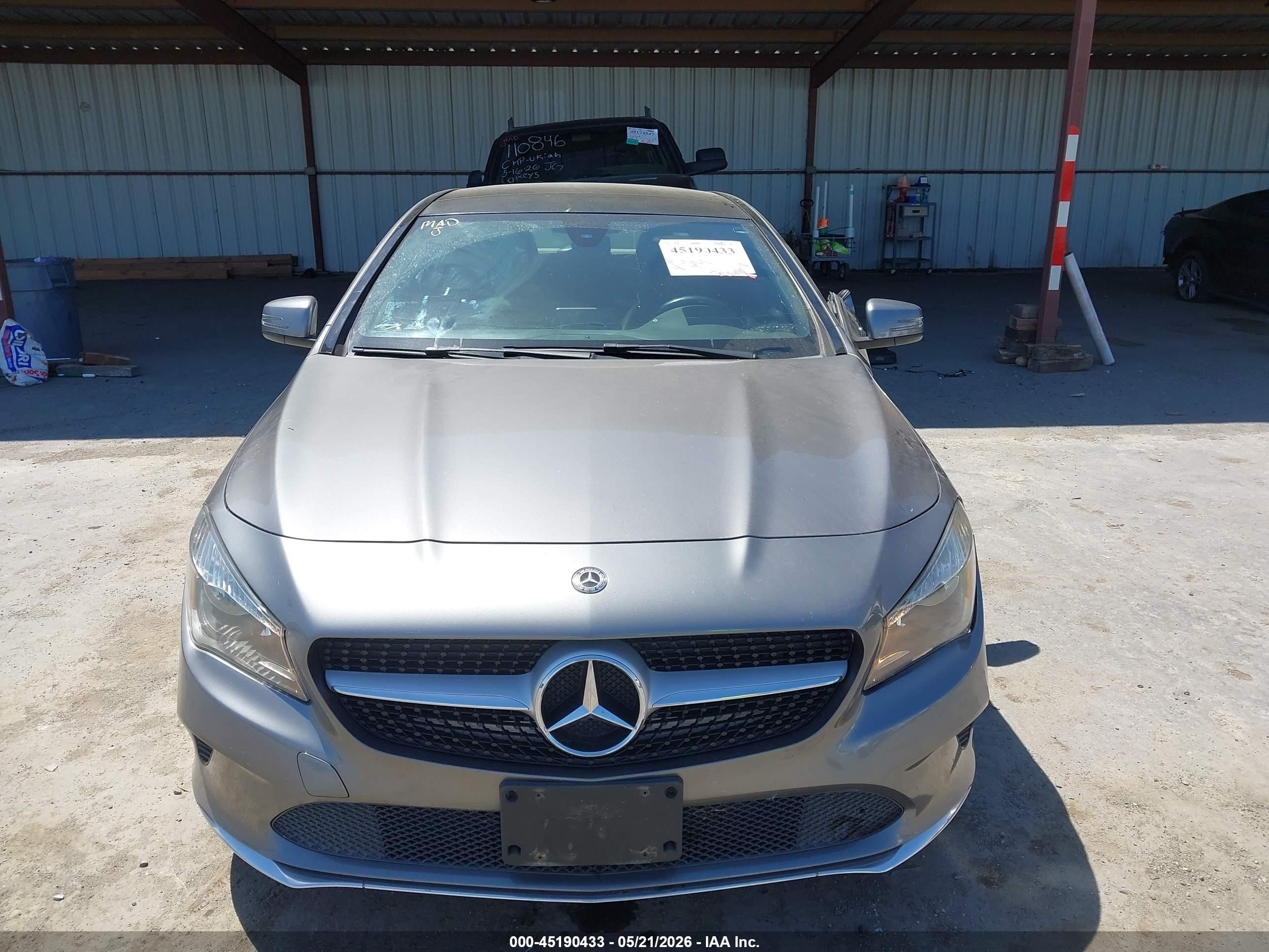 2019 Mercedes-benz Cla 250   Gray vin: WDDSJ4EB5KN716430