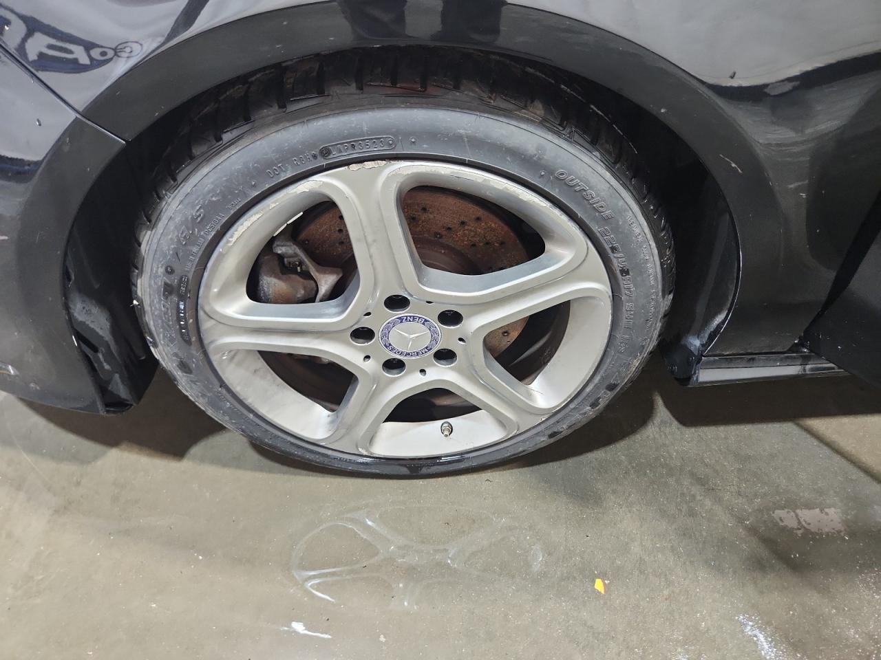 2014 Mercedes-benz Cla 250 Black vin: WDDSJ4EB6EN031048 Damage: Left Front Wheel, Curb Rash, > 12 Inches