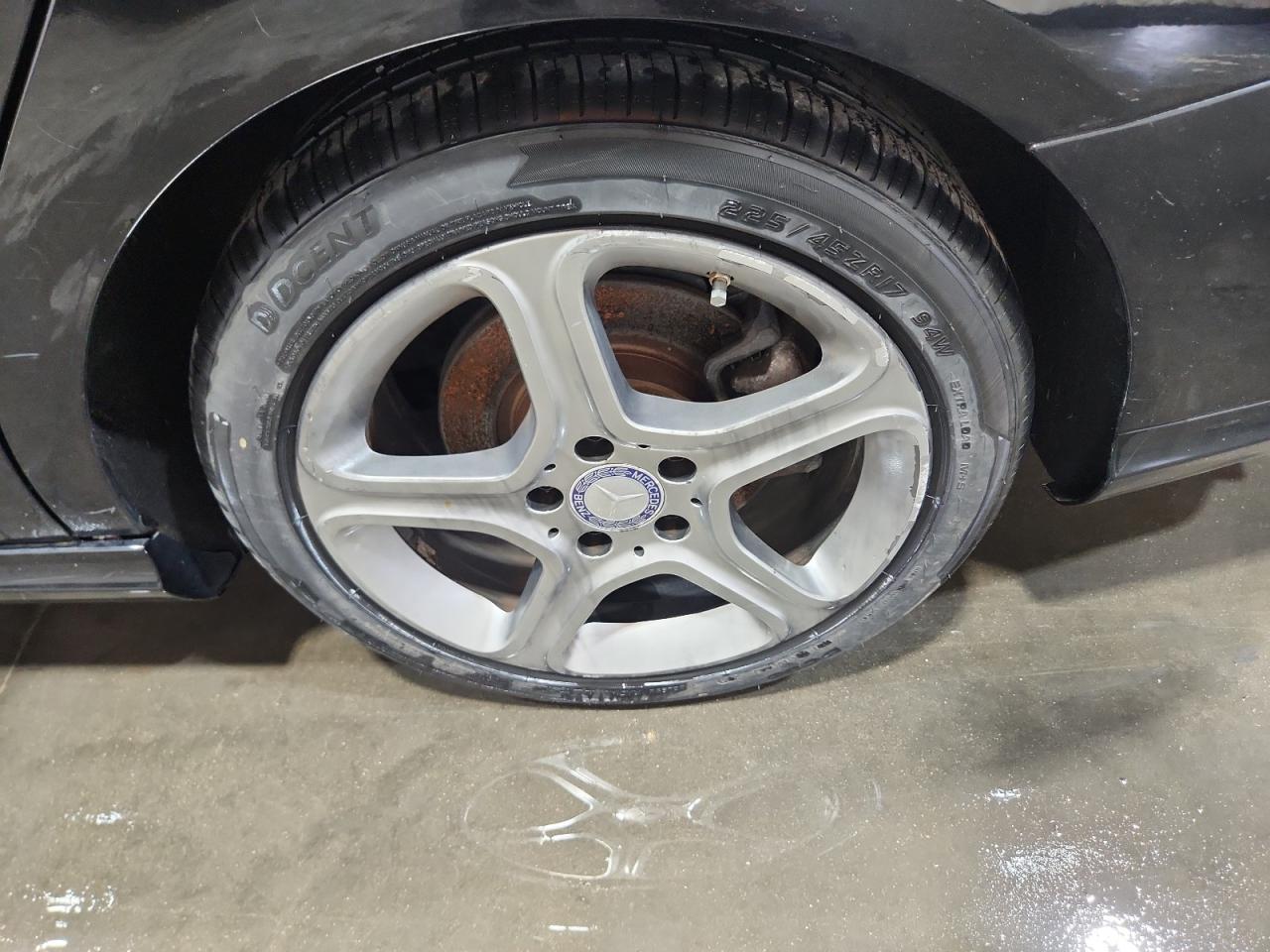 2014 Mercedes-benz Cla 250 Black vin: WDDSJ4EB6EN031048 Damage: Left Rear Wheel, Curb Rash, 11 To 12 Inches