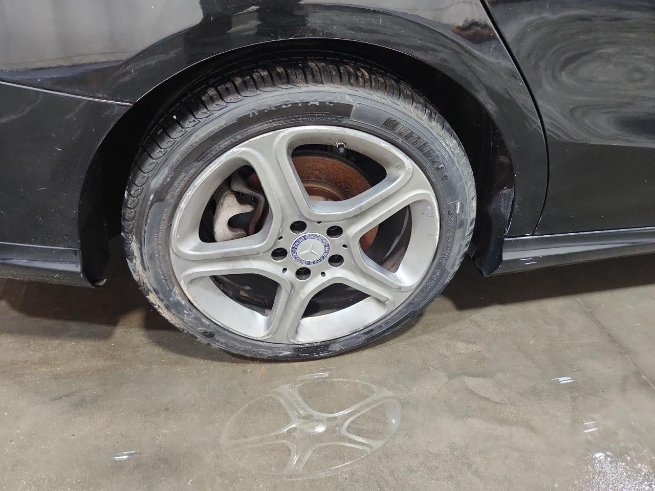 2014 Mercedes-benz Cla 250 Black vin: WDDSJ4EB6EN031048 Damage: Right Rear Wheel, Curb Rash, > 12 Inches