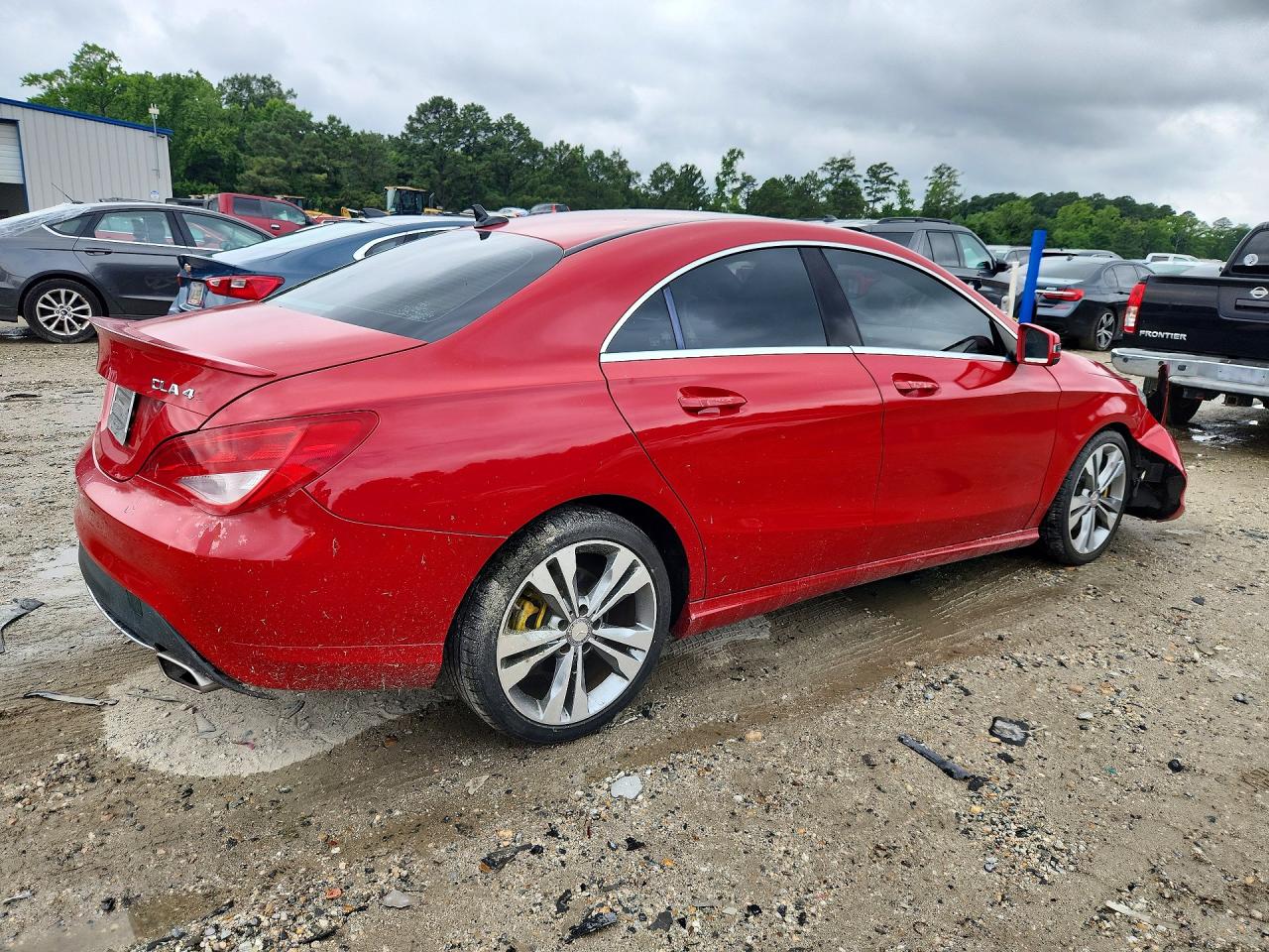2014 Mercedes-benz Cla 250 Red vin: WDDSJ4EB6EN036234