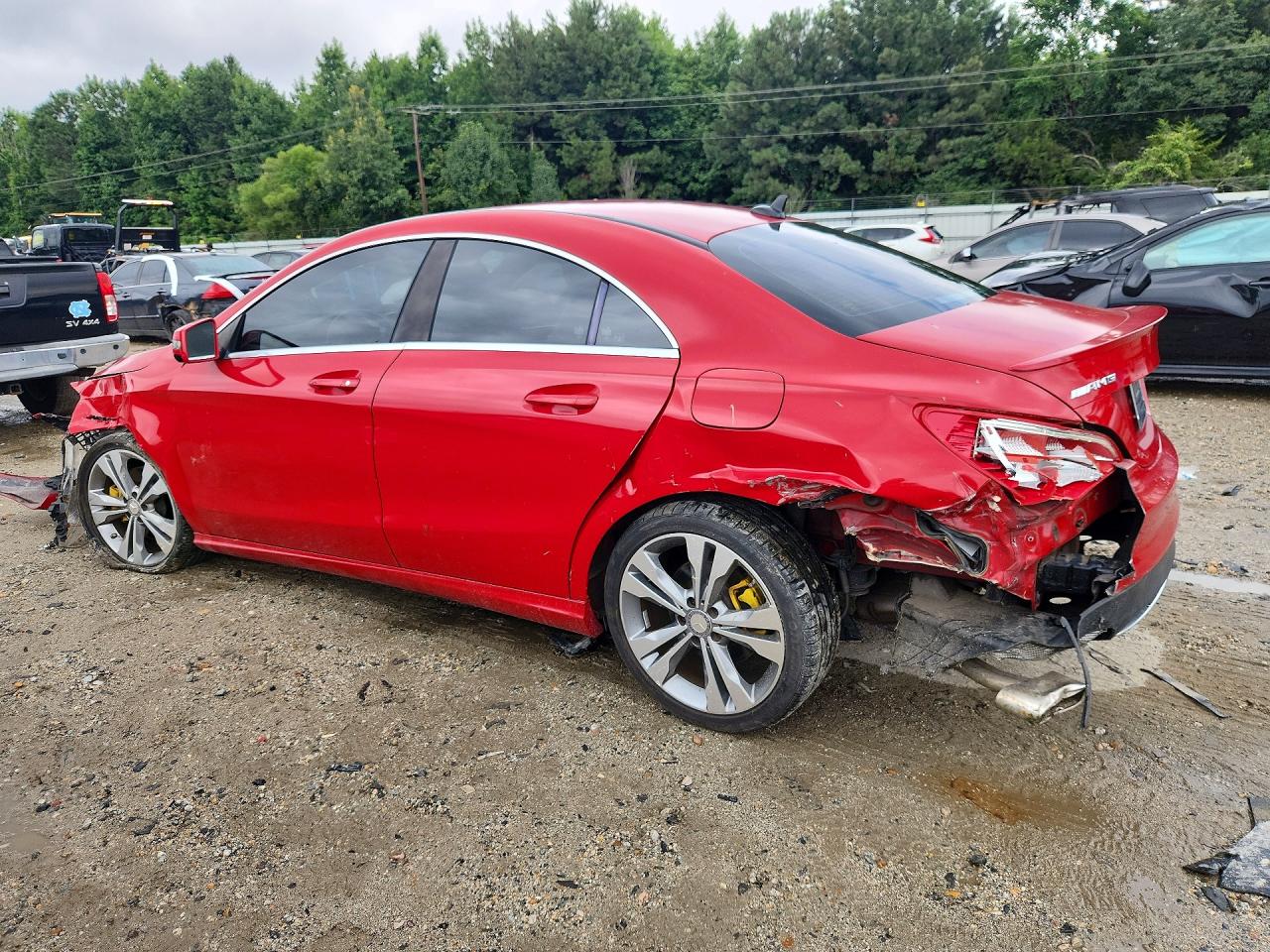 2014 Mercedes-benz Cla 250 Red vin: WDDSJ4EB6EN036234