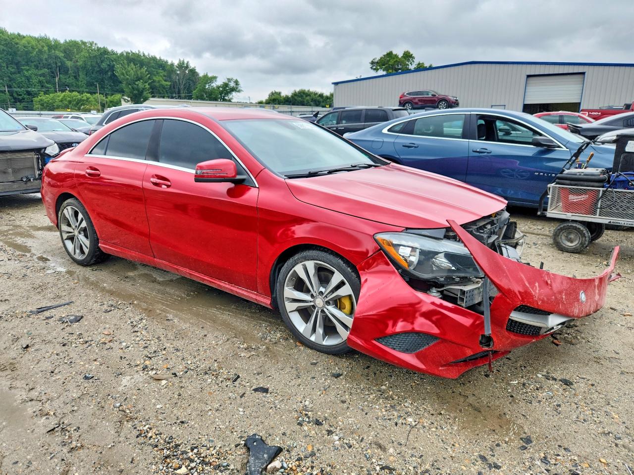 2014 Mercedes-benz Cla 250 Red vin: WDDSJ4EB6EN036234