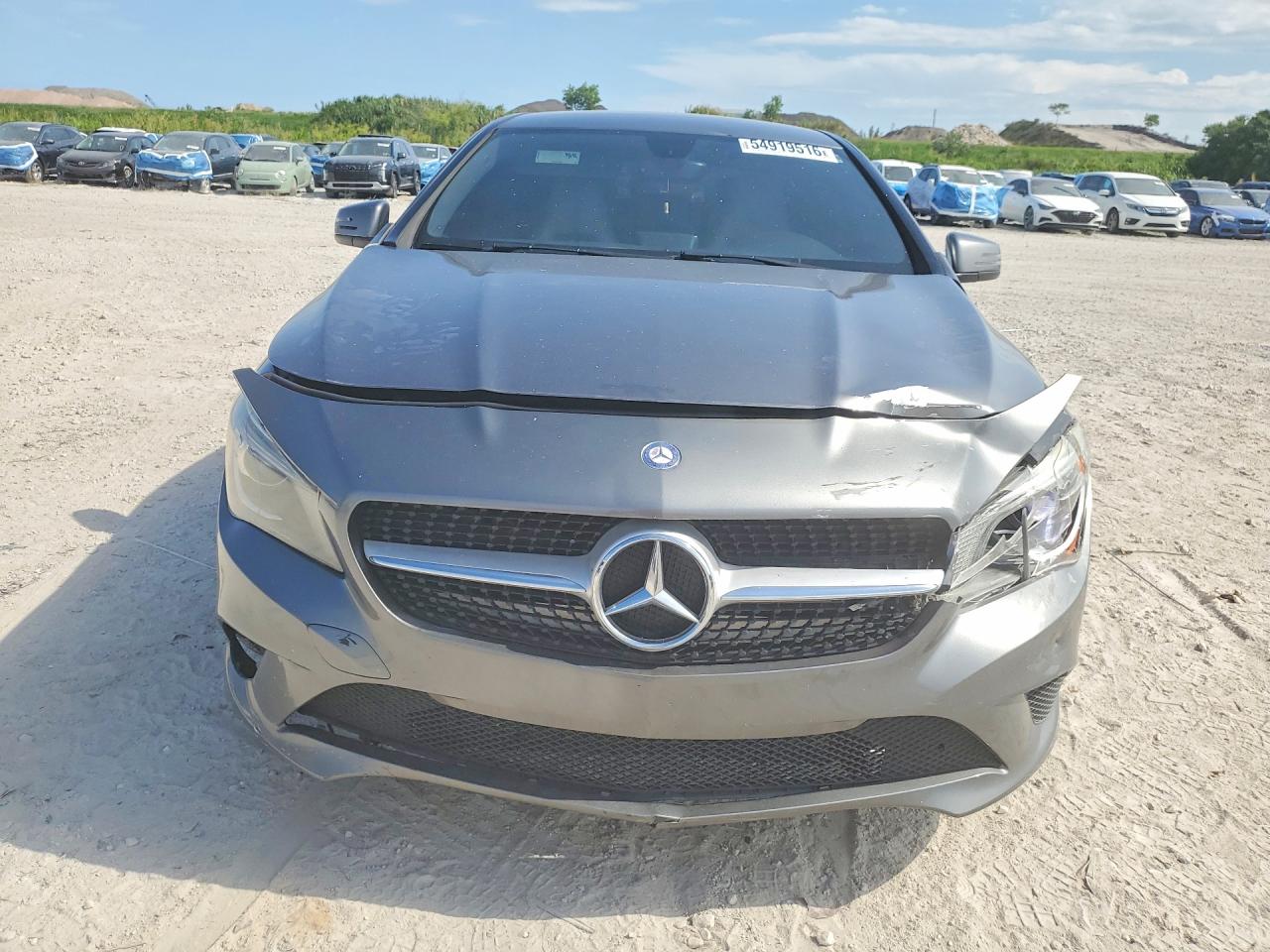 2014 Merz Cla 250 Gray vin: WDDSJ4EB6EN037058