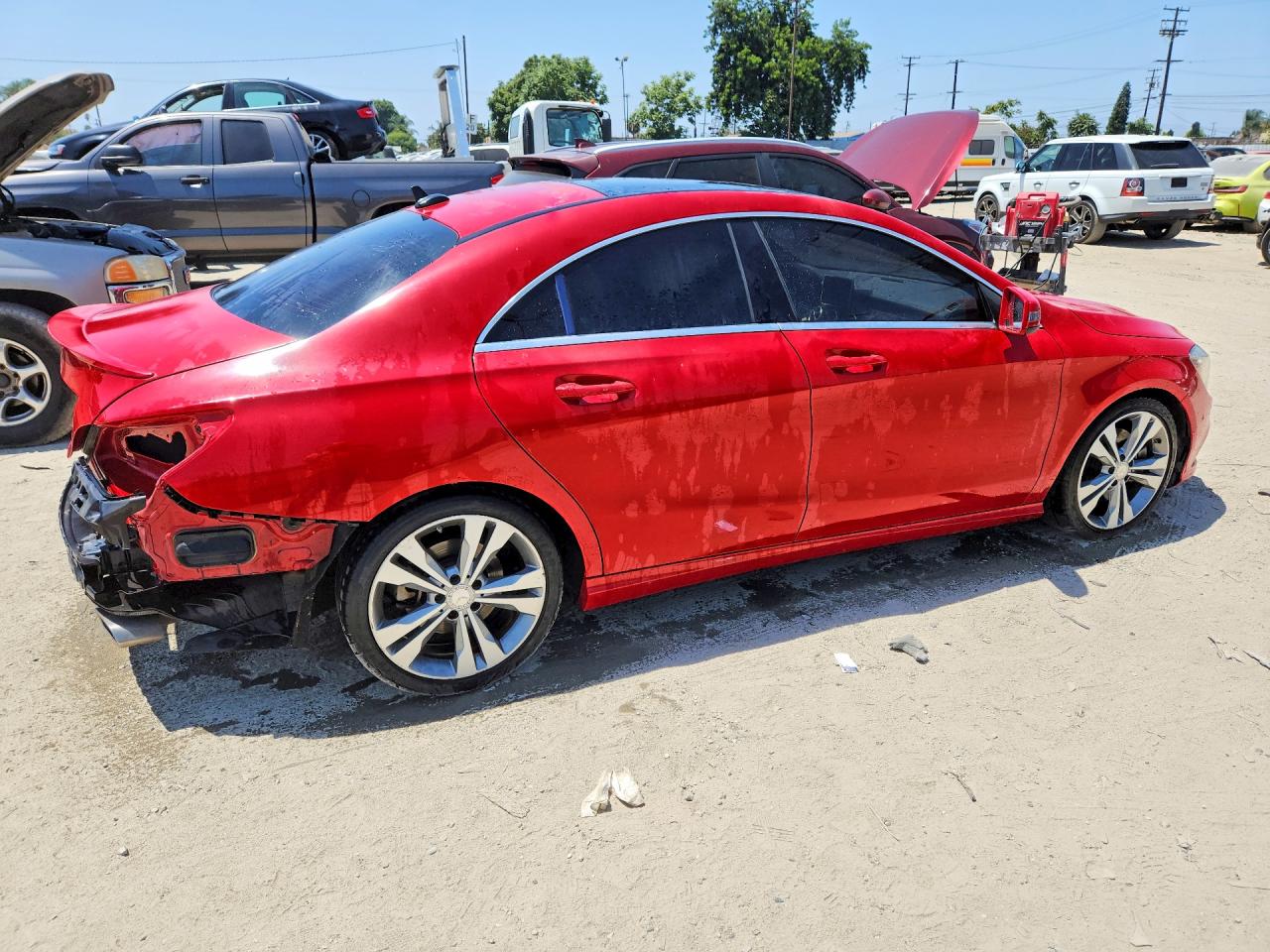 2014 Mercedes-benz Cla 250 Red vin: WDDSJ4EB6EN037237