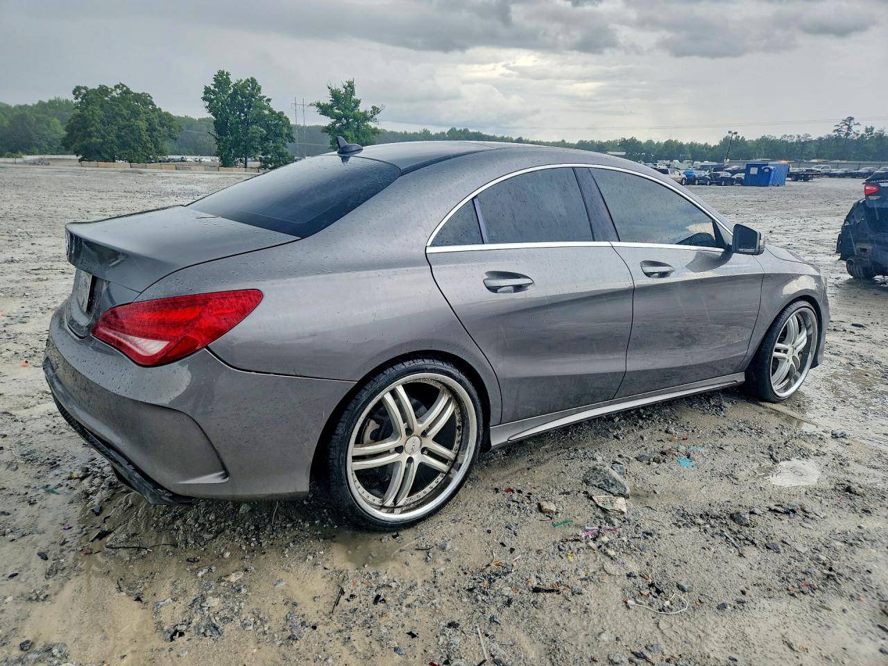 2014 Mercedes-benz Cla 250 Gray vin: WDDSJ4EB6EN043703