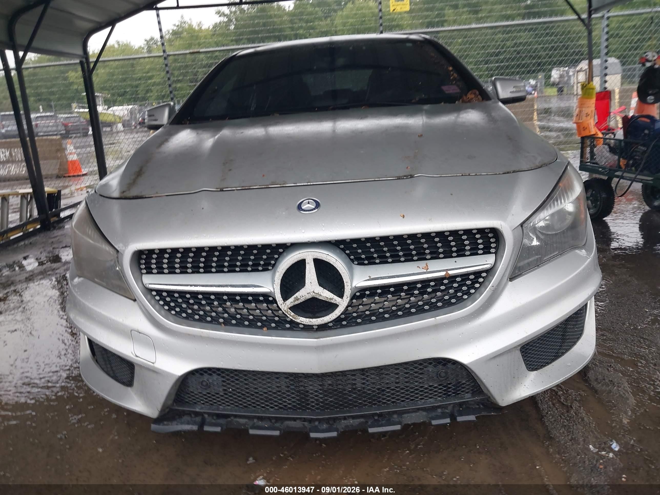 2014 Mercedes-benz Cla 250   Silver vin: WDDSJ4EB6EN049159