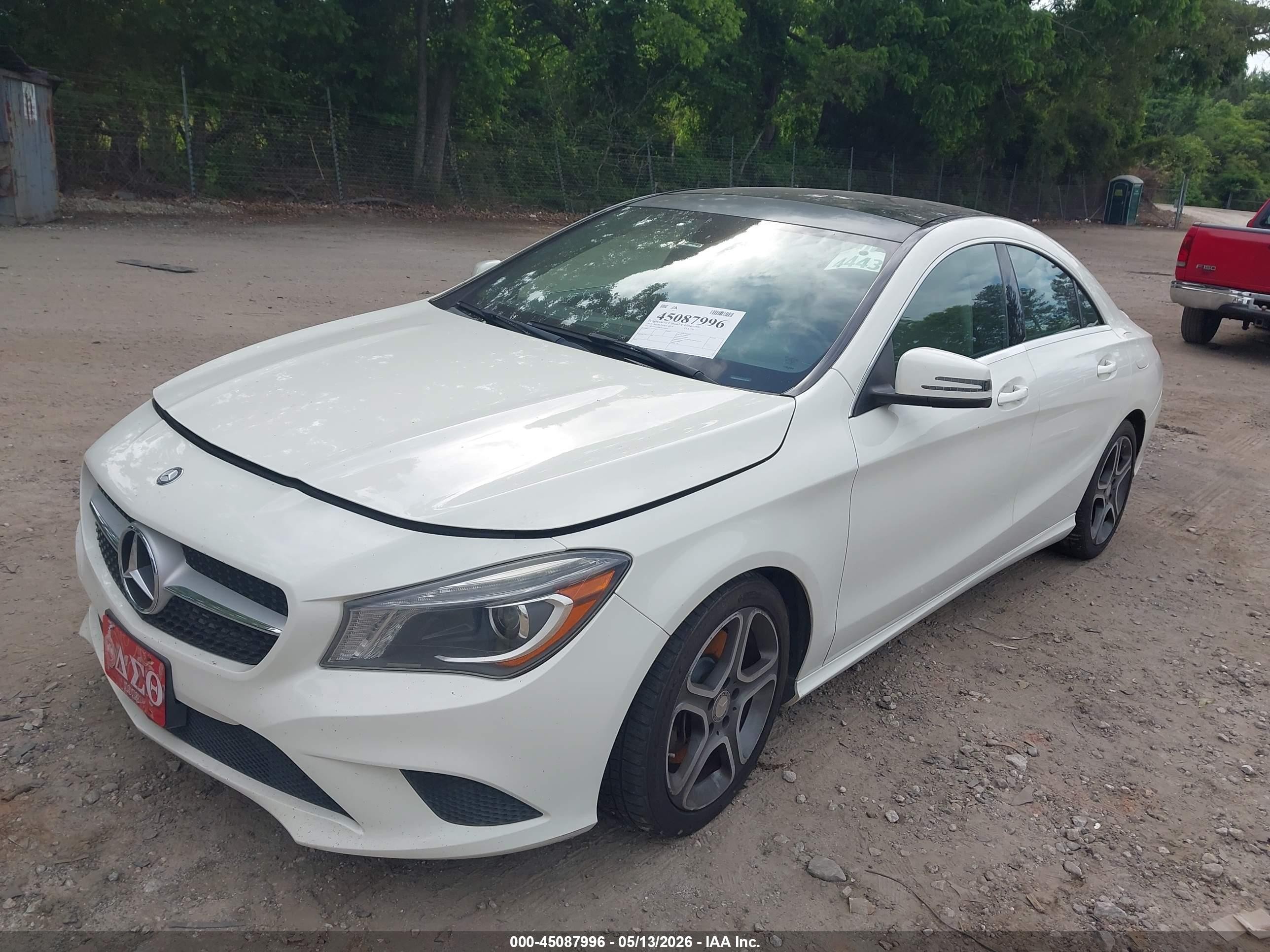 2014 Mercedes-benz Cla 250   White vin: WDDSJ4EB6EN114818