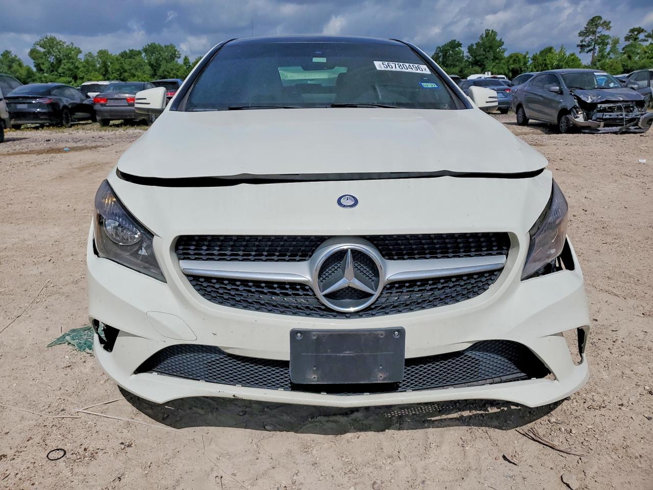 2015 Mercedes-benz Cla 250 Белый vin: WDDSJ4EB6FN176186